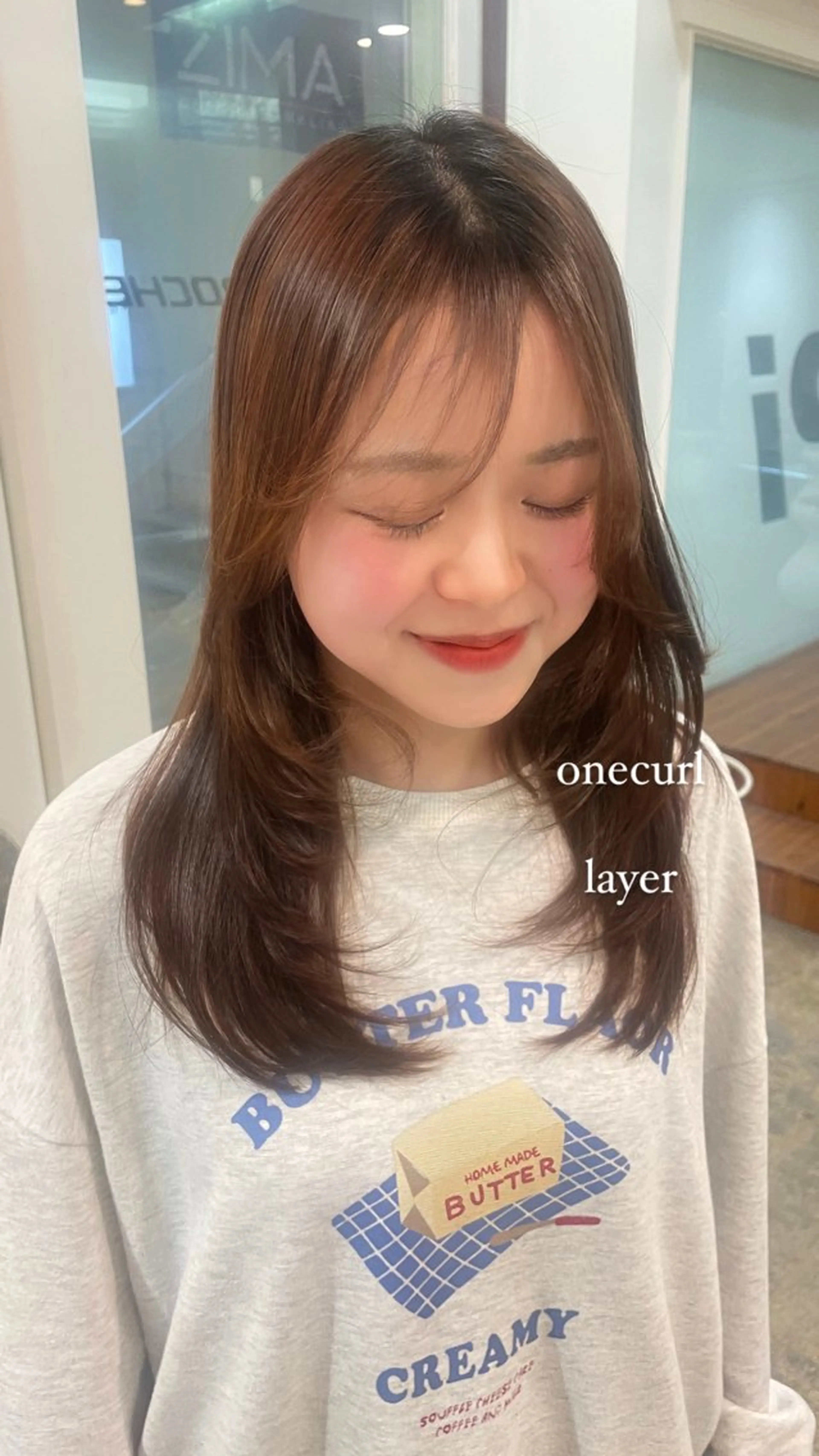 ロング 丸山 愛万音のヘアスタイル