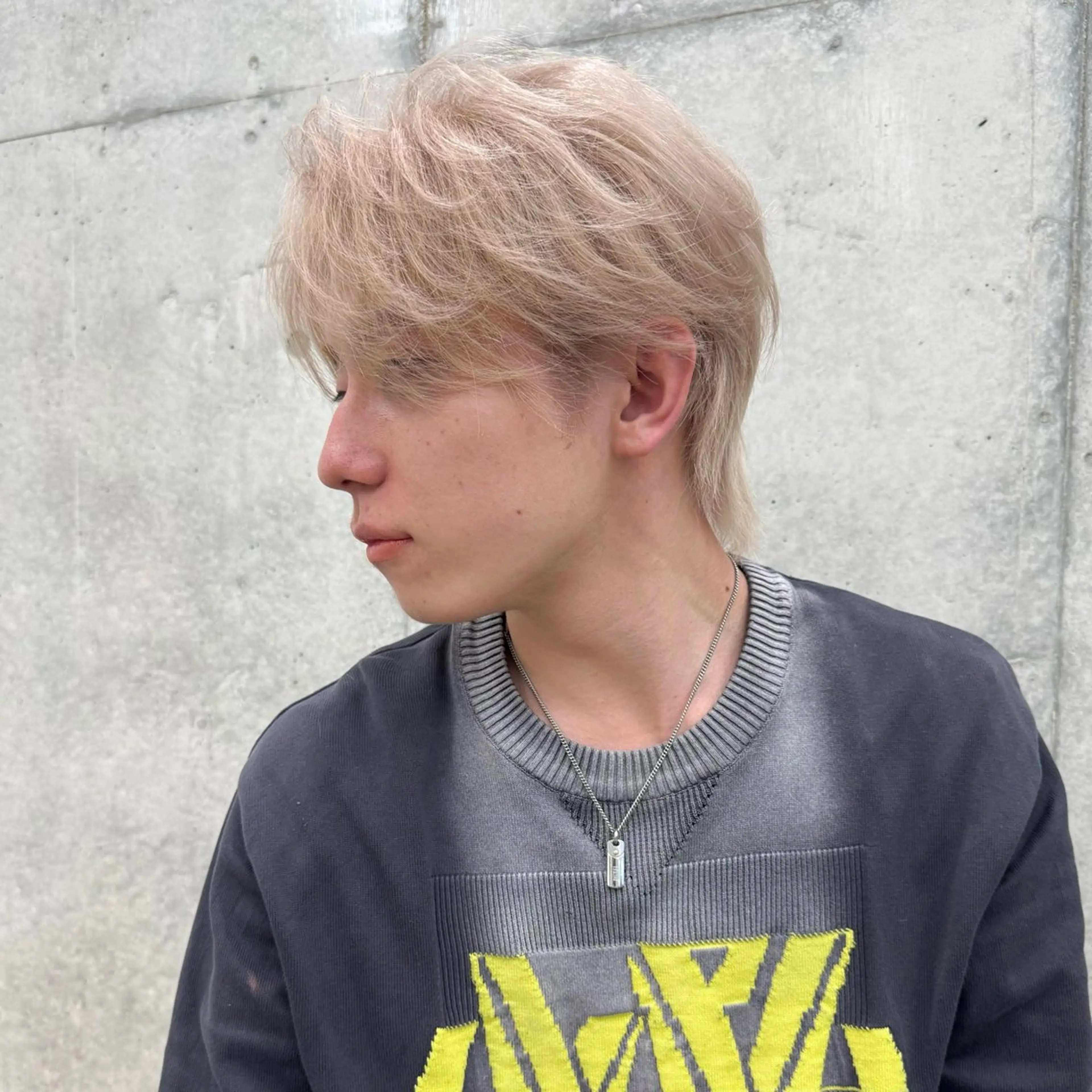 ショート カラー メンズ カット ヘアカラー トリートメント 🌱ブリーチ・透明感 カラー/mapi🦭のヘアスタイル