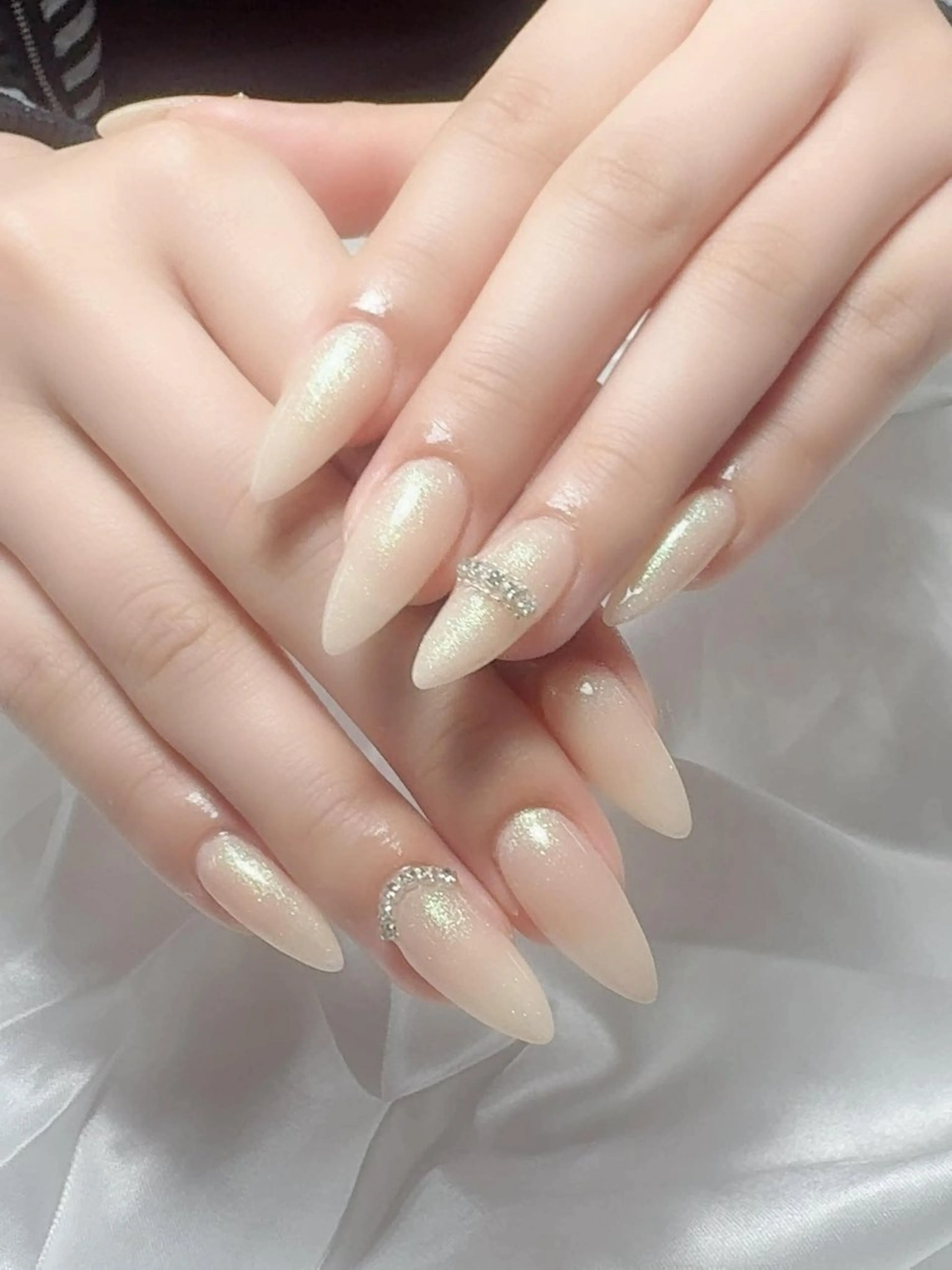 ネイル フットネイル フレンチネイル グラデーション 韓国ネイル マグネットネイル ハンドネイル Ha Nailのネイルデザイン