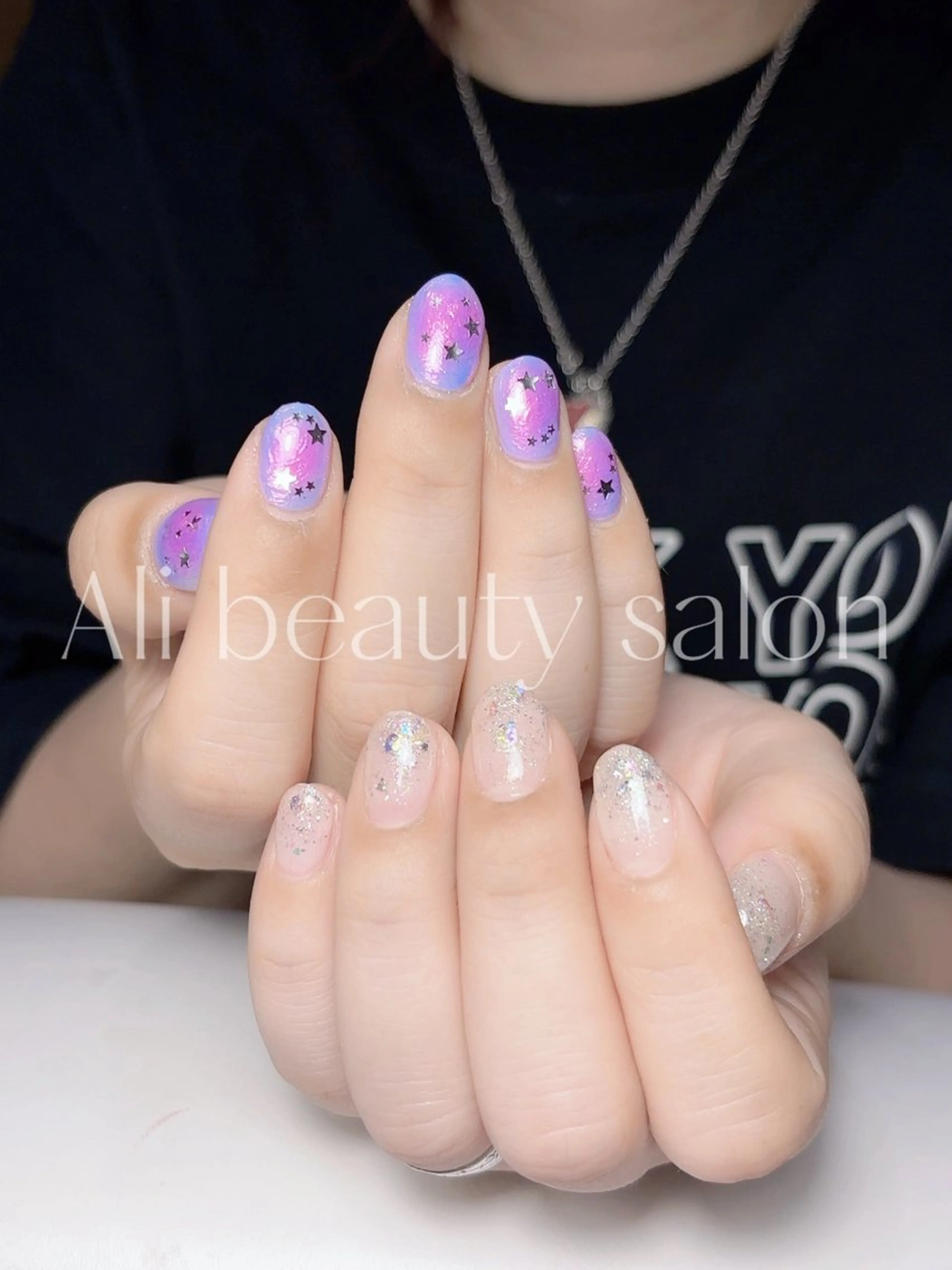 ネイル チークネイル ミラーネイル ハンドネイル Ali 新小岩 ネイル専門のネイルデザイン