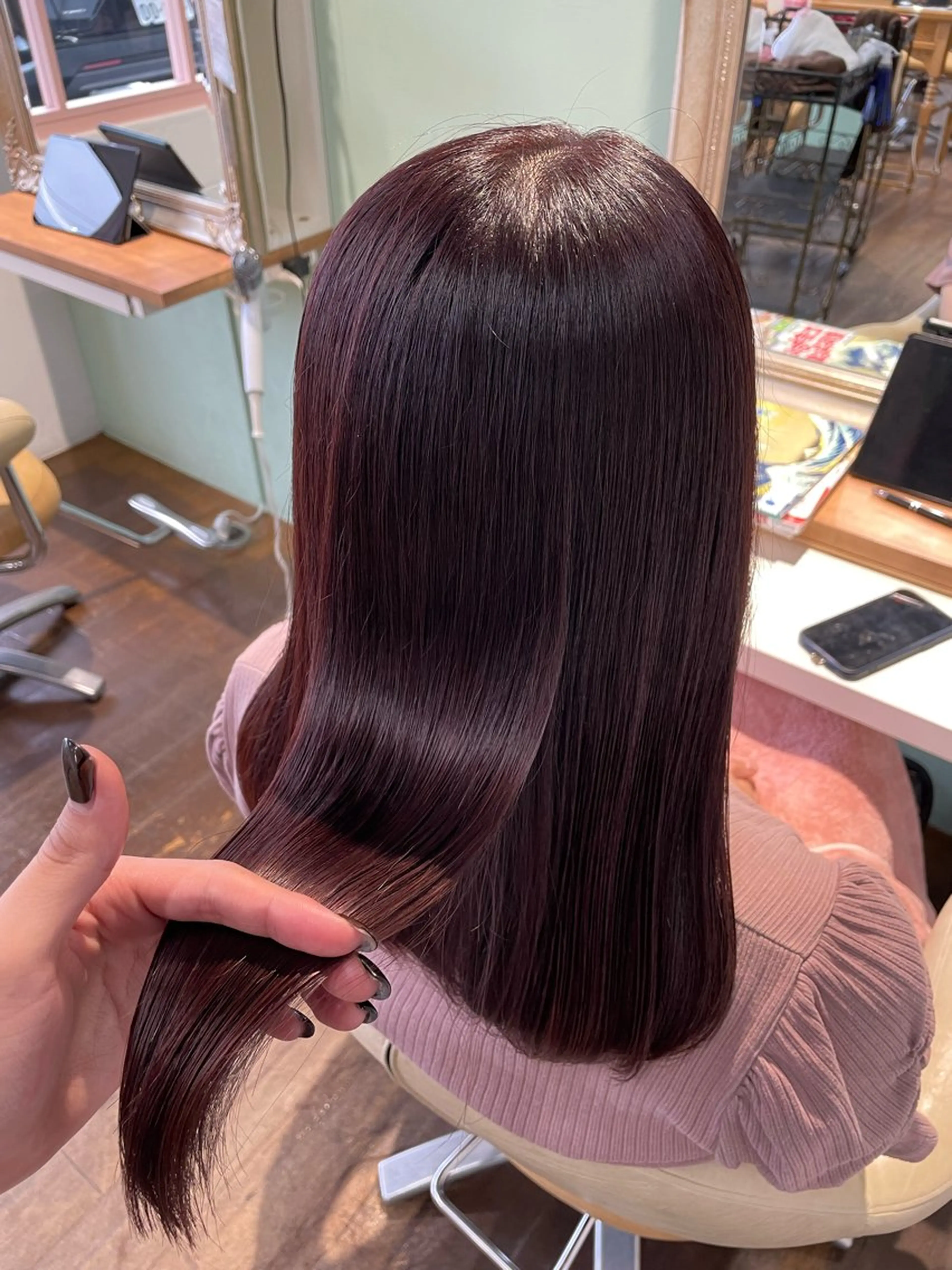 ミディアム カット 縮毛矯正 KAZUKI/ 髪質改善のヘアスタイル