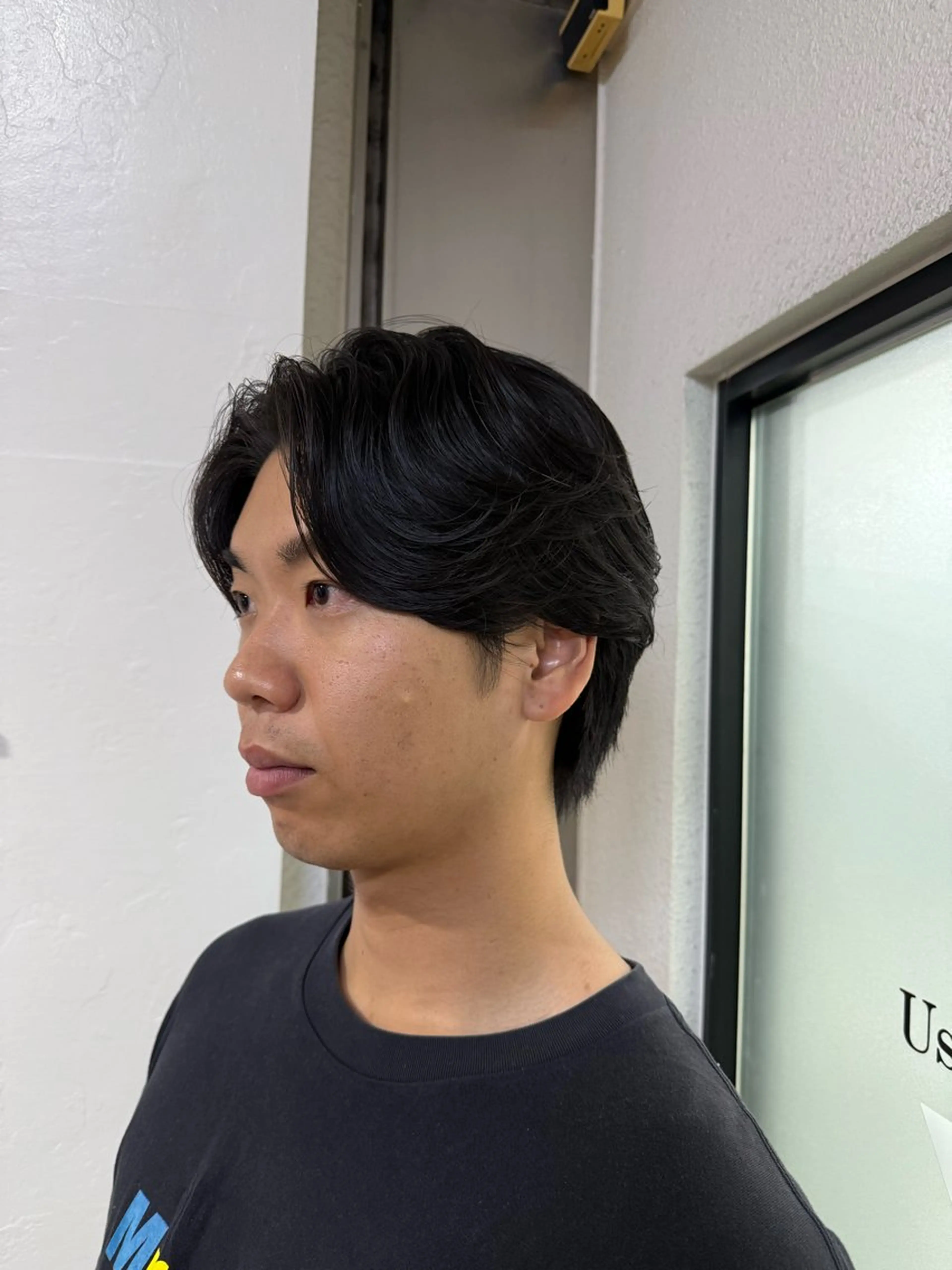 ショート パーマ メンズ メンズデザイナー/ 尾上数馬/桂駅前1分のヘアスタイル