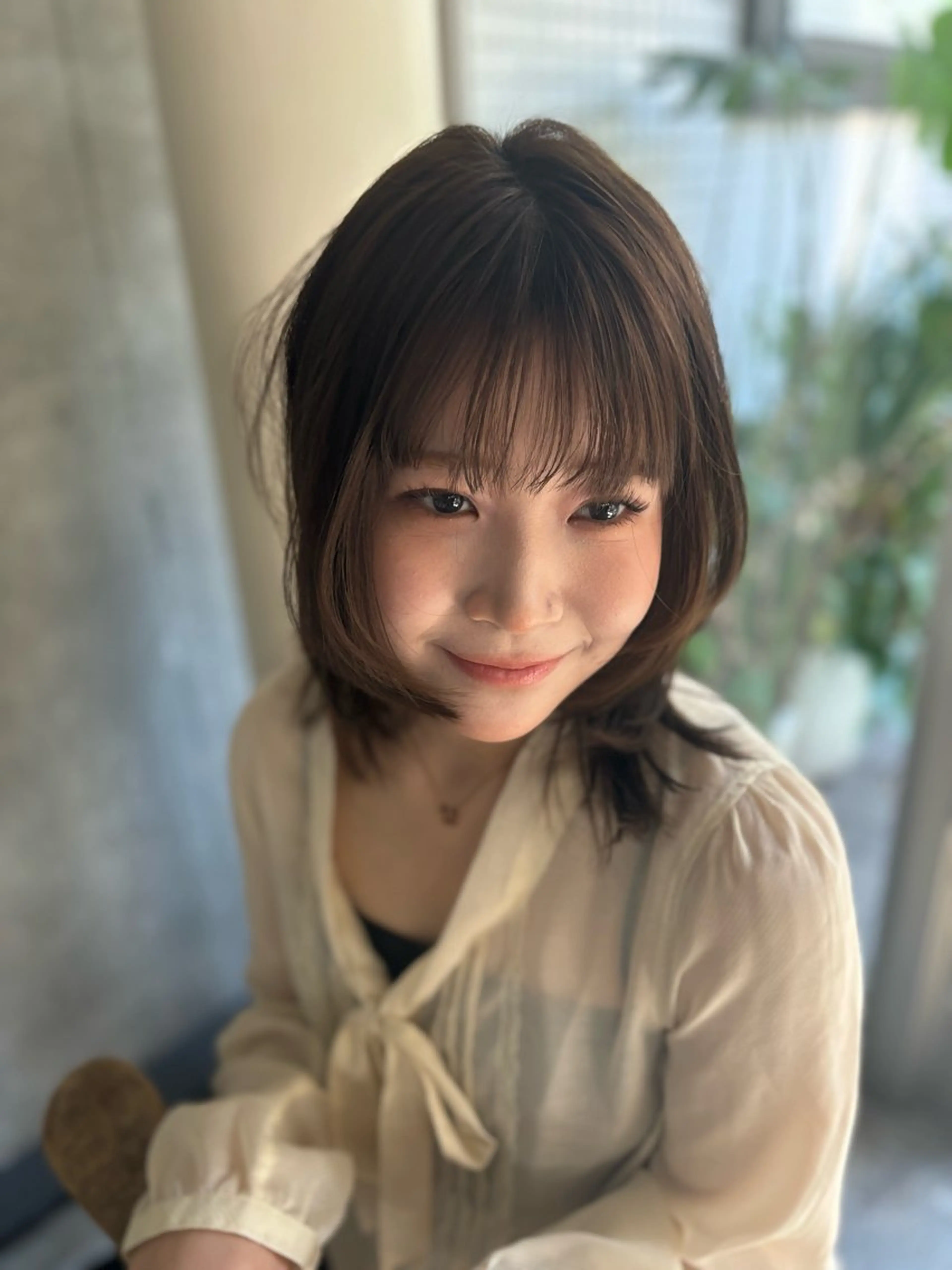 ミディアム ミディアムパーマ ボブ レイヤーカット マレットヘア カット レイヤー/パーマ sHOTAのヘアスタイル