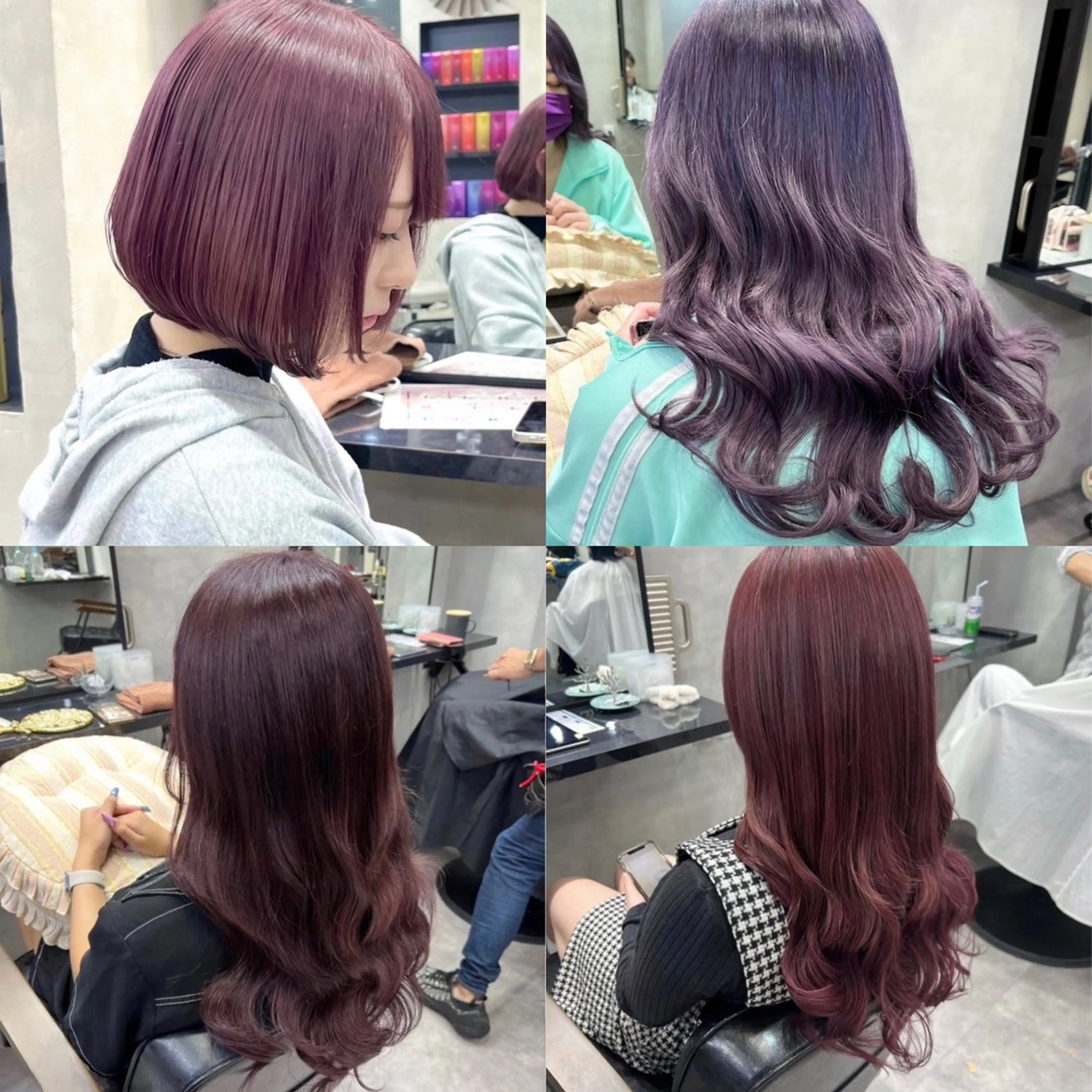 セミロング 濱川響太レディース カットモデルのヘアスタイル