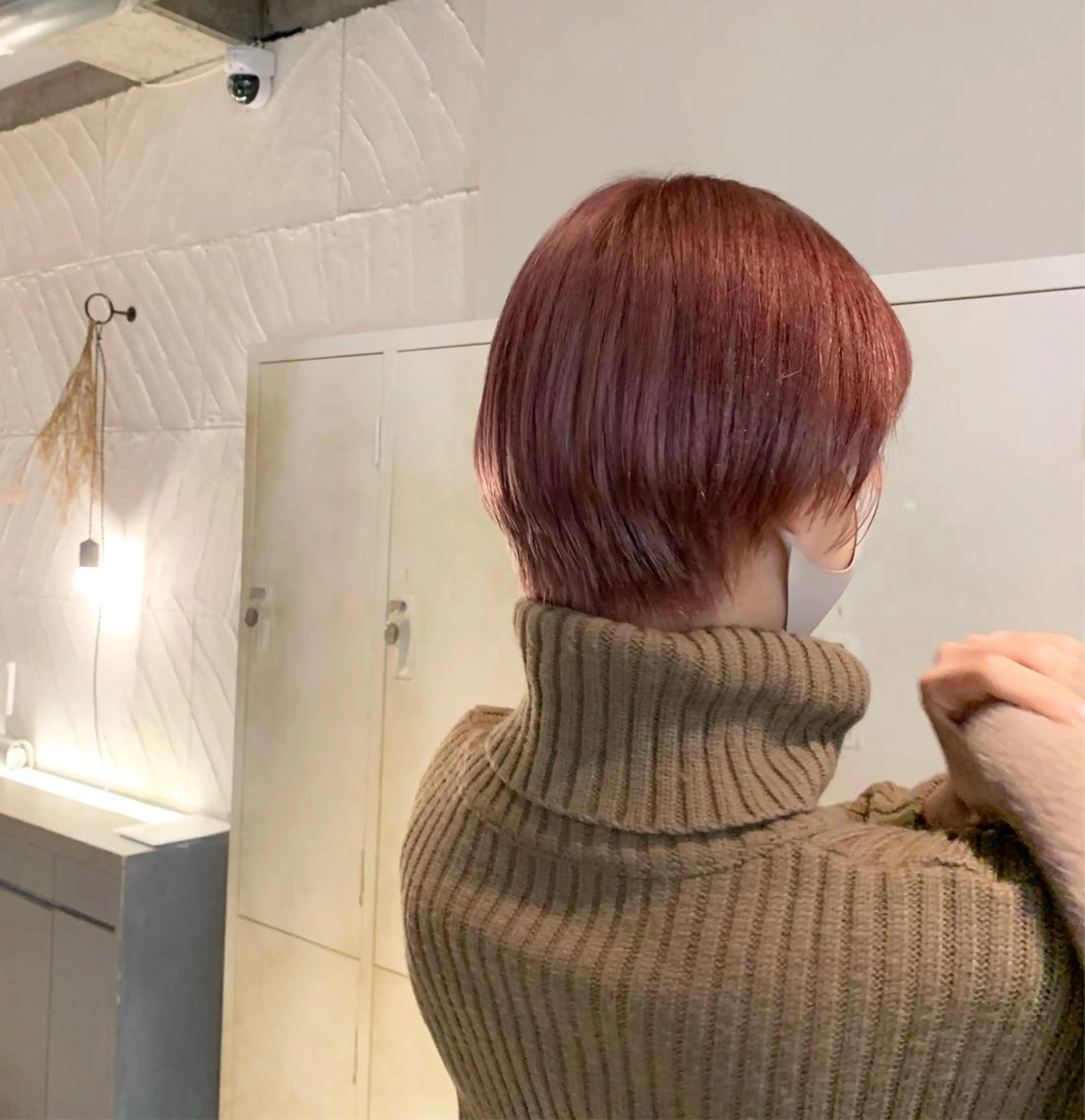 ショート カラー ベージュカラー ピンクカラー ピンクベージュ ピンクカラー/ mana🎀のヘアスタイル