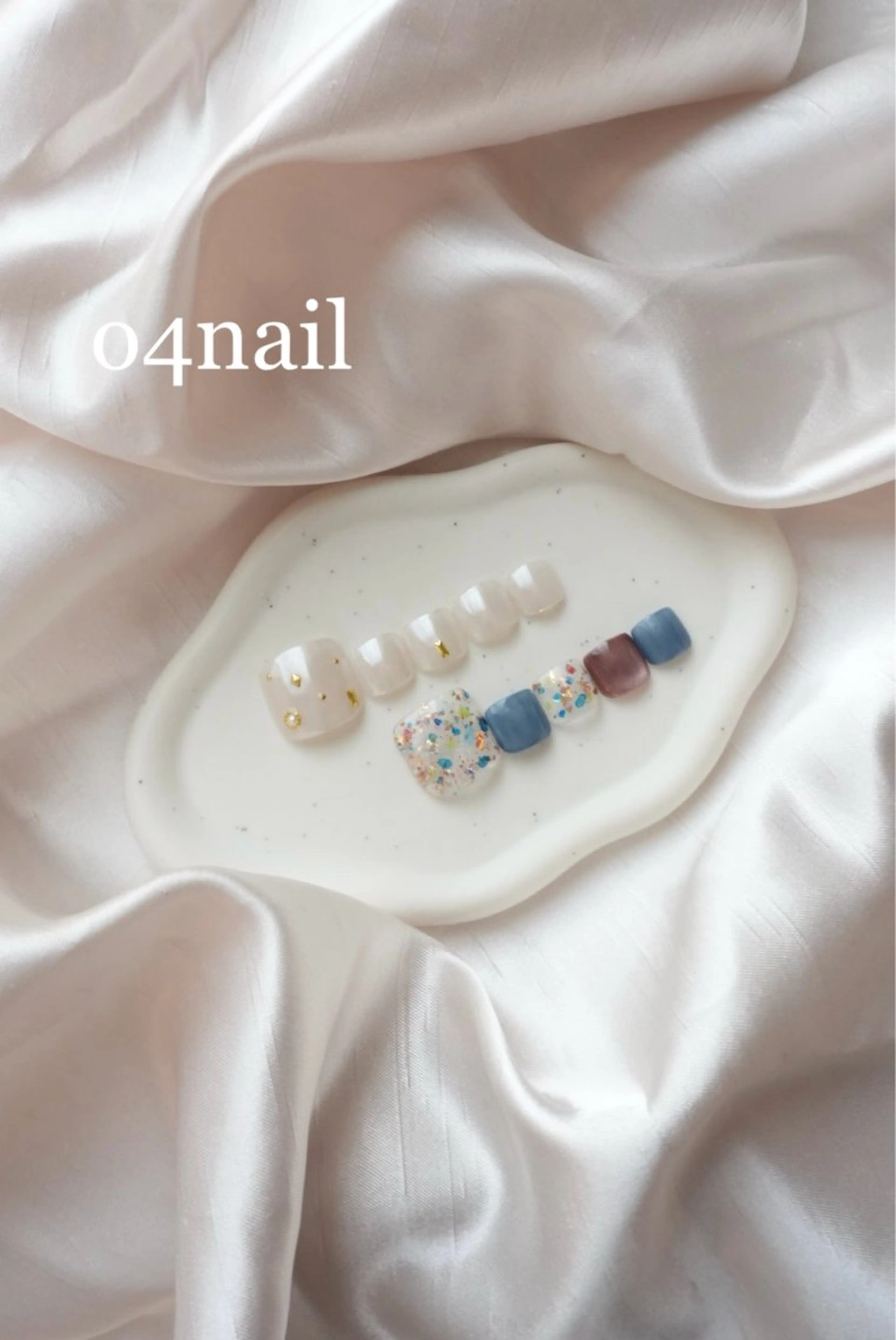 ネイル マグネットネイル オフィスネイル フットネイル o4nail___ ARISAのネイルデザイン