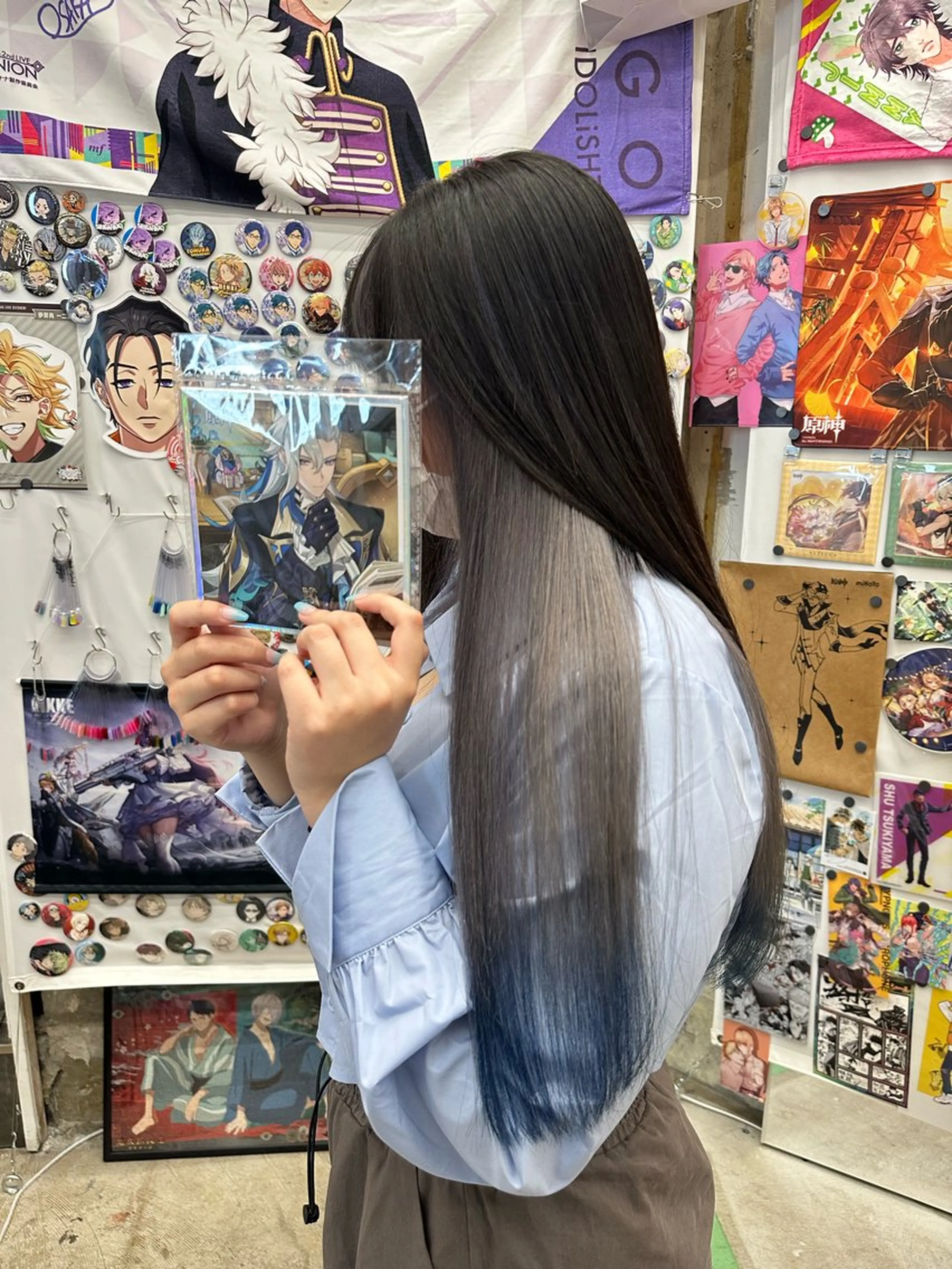 ロング カラー あらげ 🌈推しカラー🌈ᵕのヘアスタイル