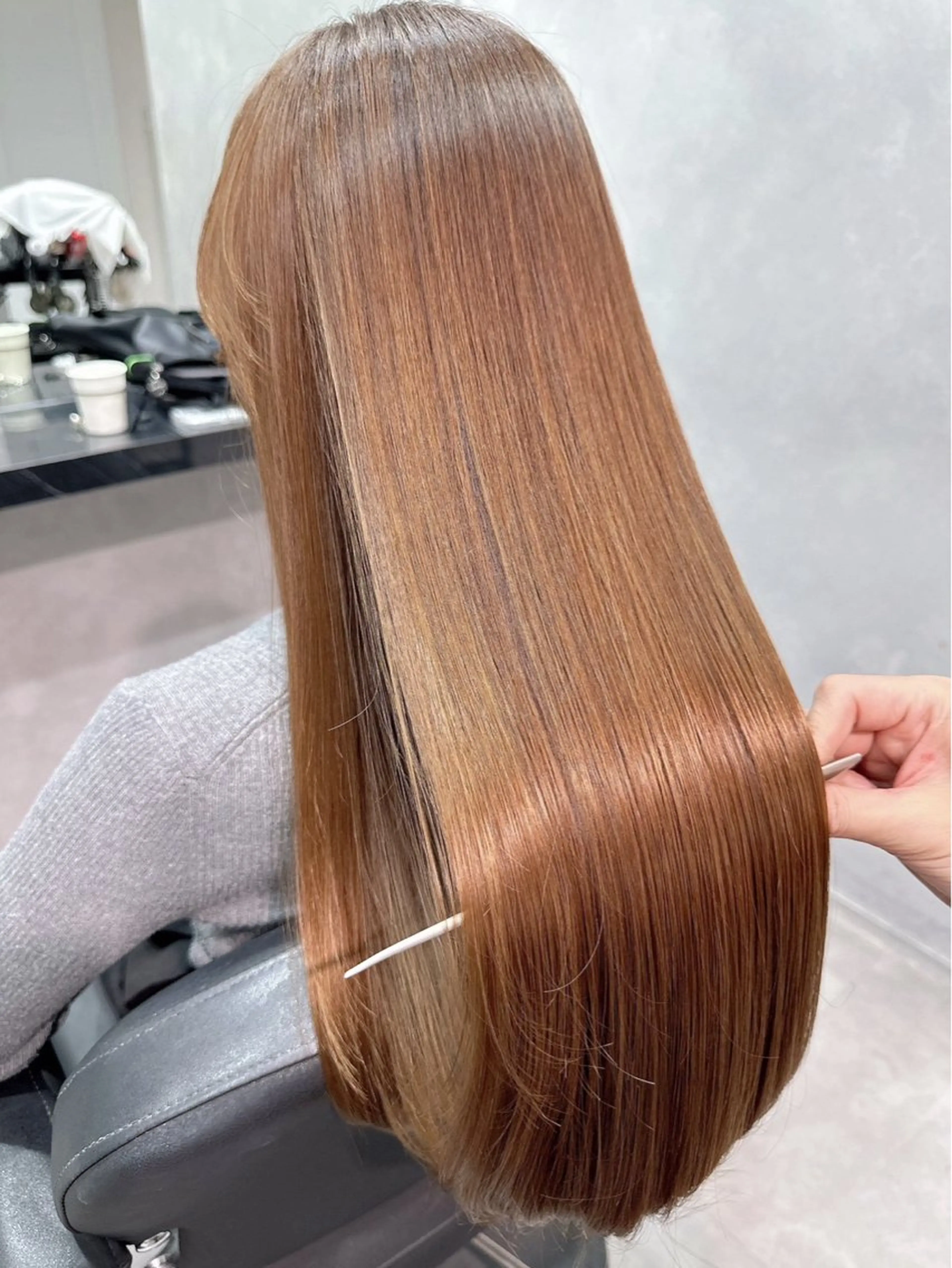 髪質改善トリートメント(シャンプーブロー込)の写真