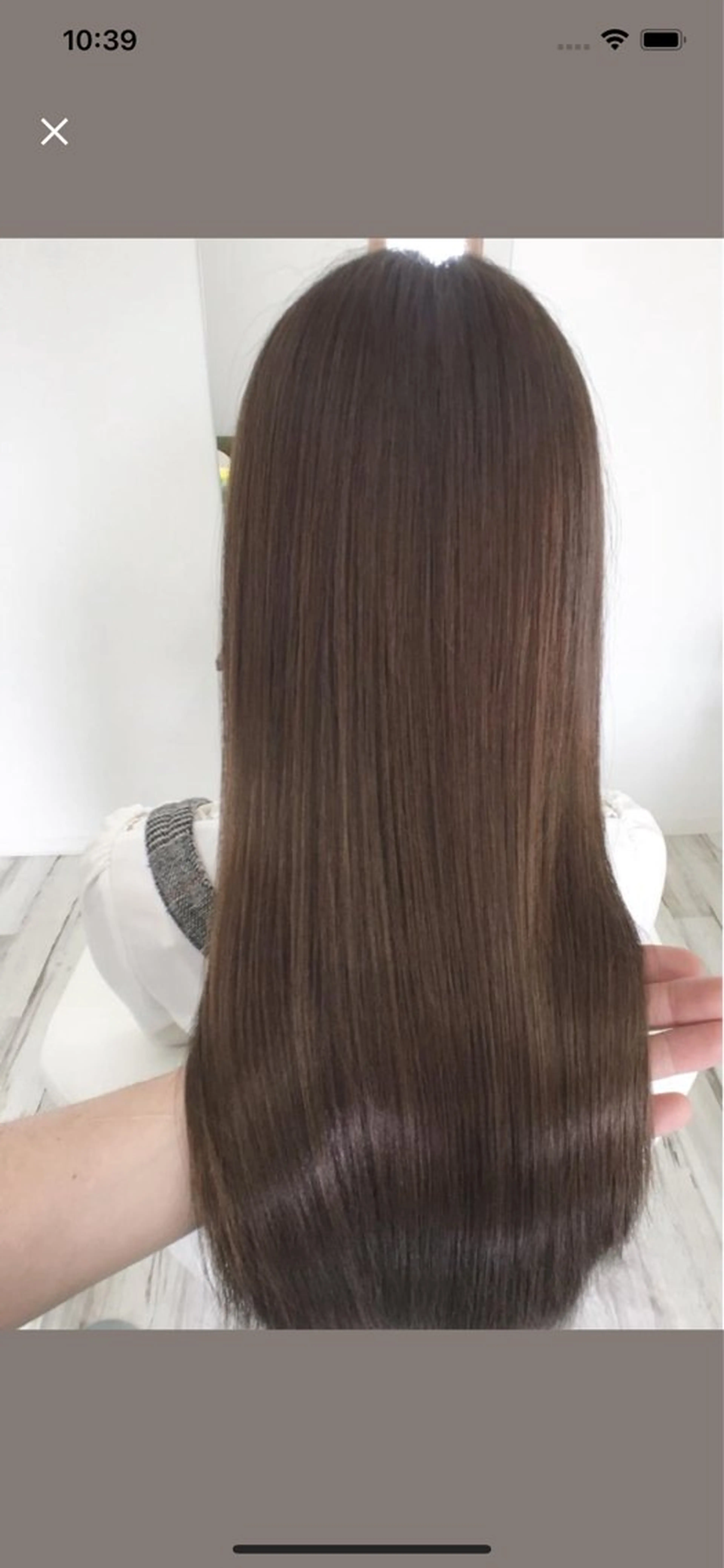 ロング カット トリートメント SHO担当髪質改善 東加古川アーティブのヘアスタイル