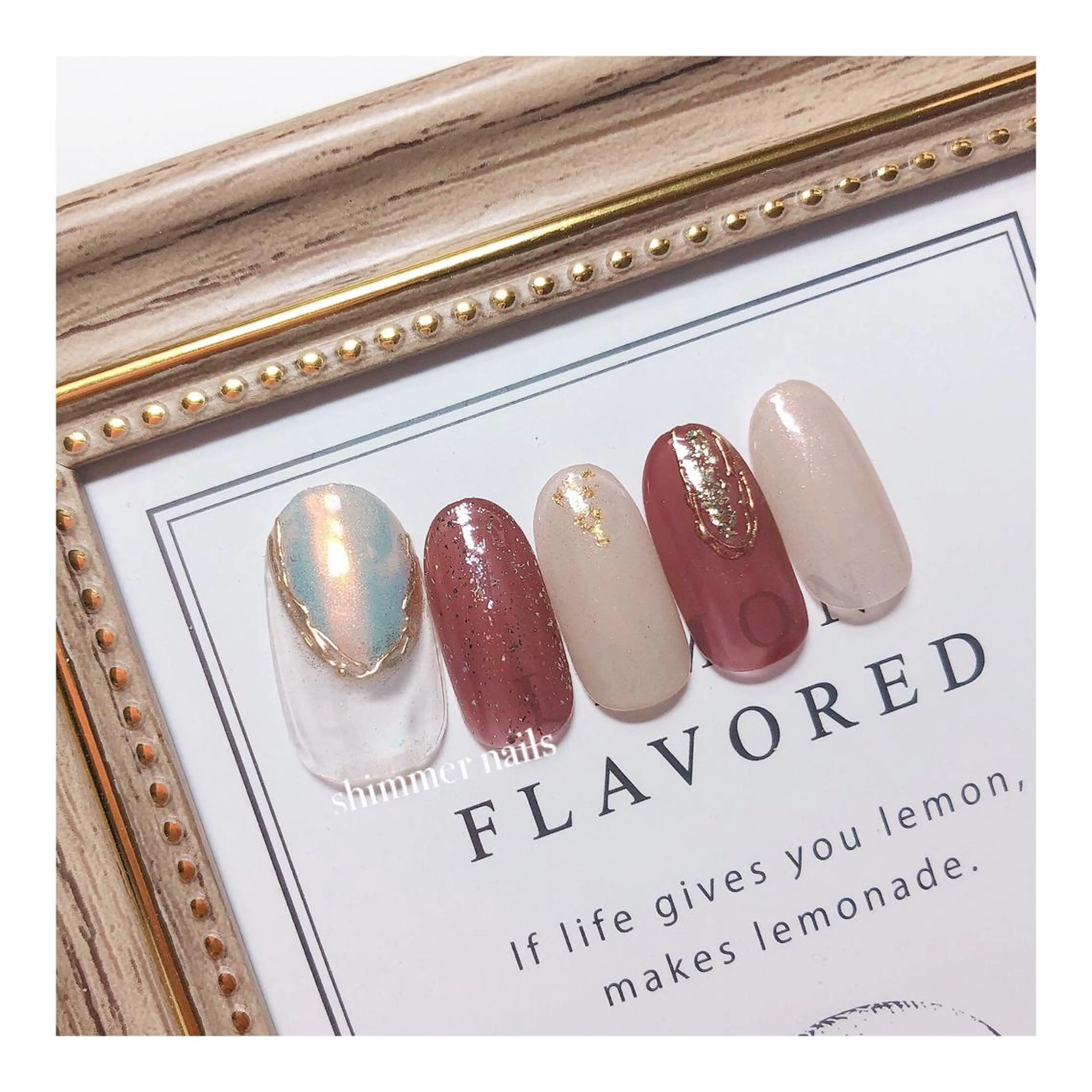 ネイル shimmer nailsのネイルデザイン