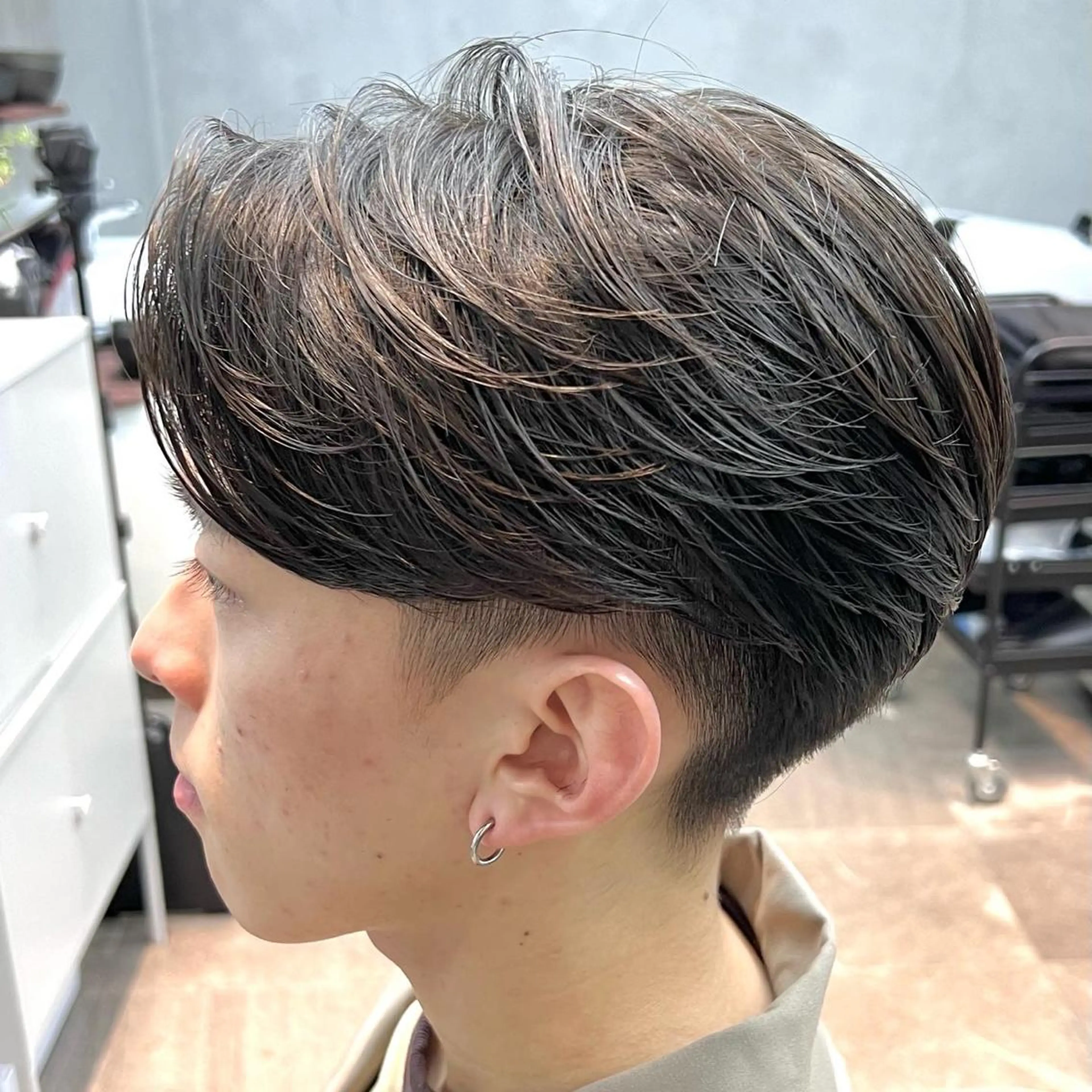 ショート パーマ メンズ 3月〜お店変わります 詳しくはインスタまでのヘアスタイル