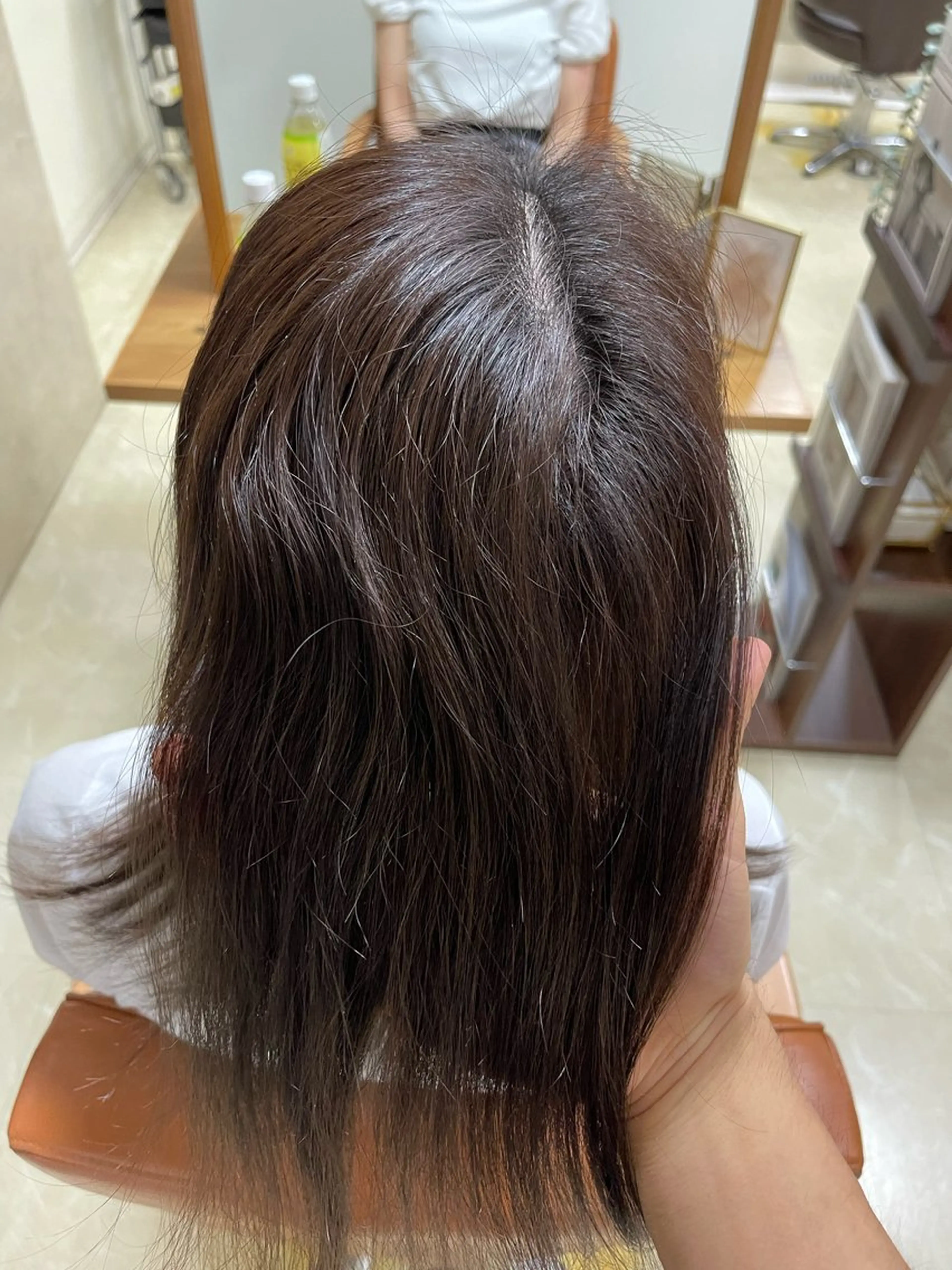 セミロング 縮毛矯正 縮毛・酸性ストレート 特化のヘアスタイル