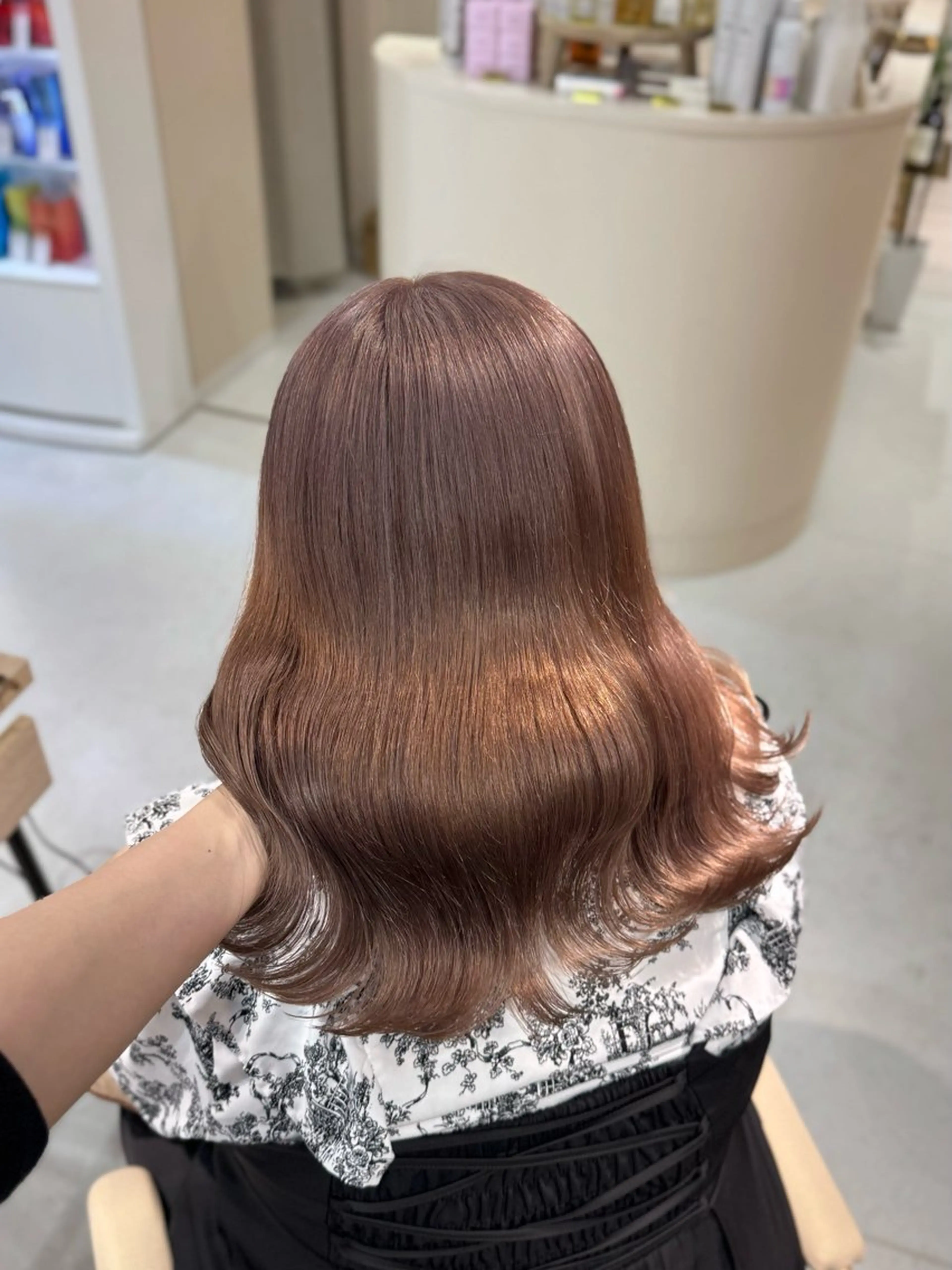 セミロング ヘアカラー jupreÿ 𝒔𝒂𝒚𝒂🍓のヘアスタイル
