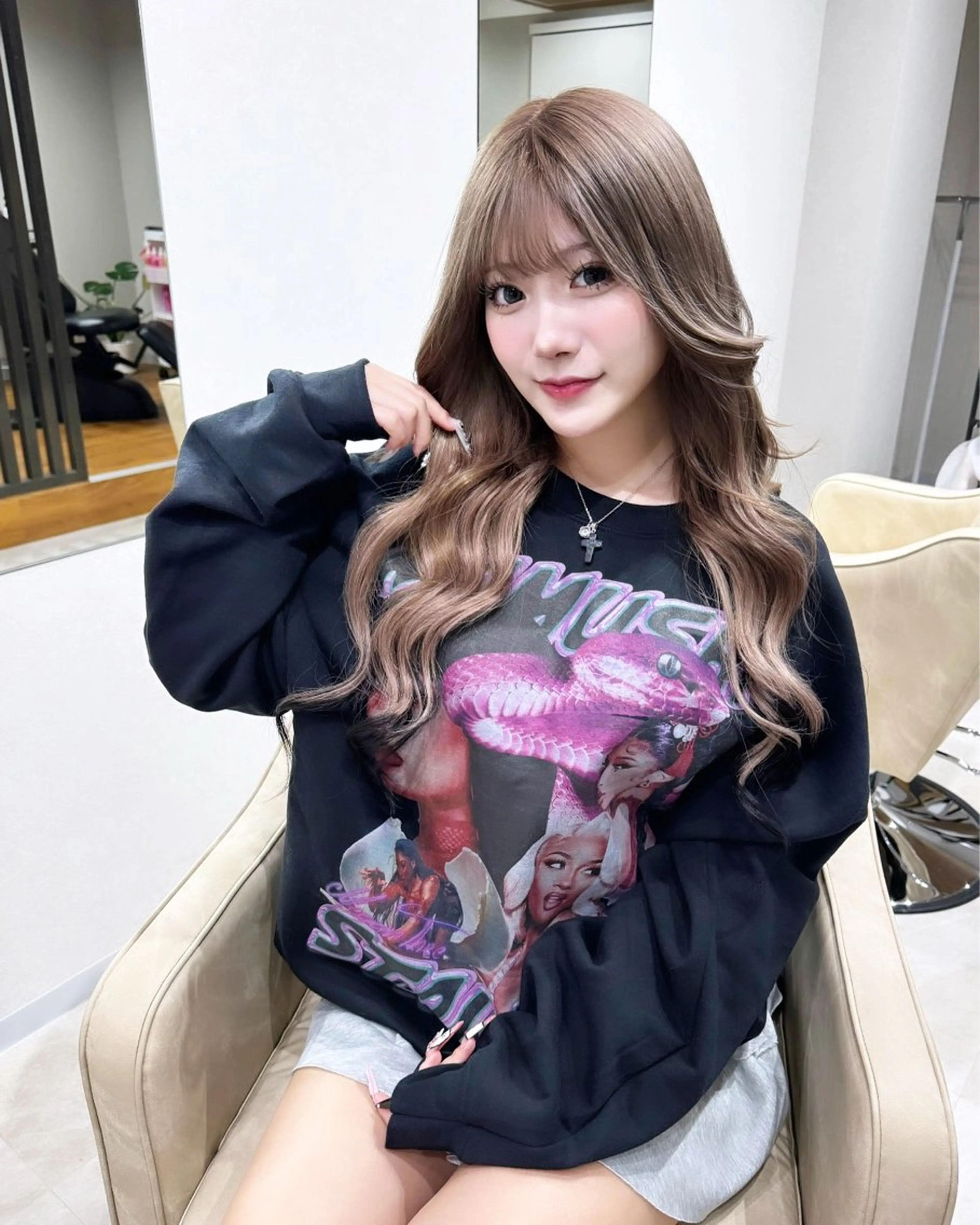 ロング カラー box mico. mutsumiのヘアスタイル