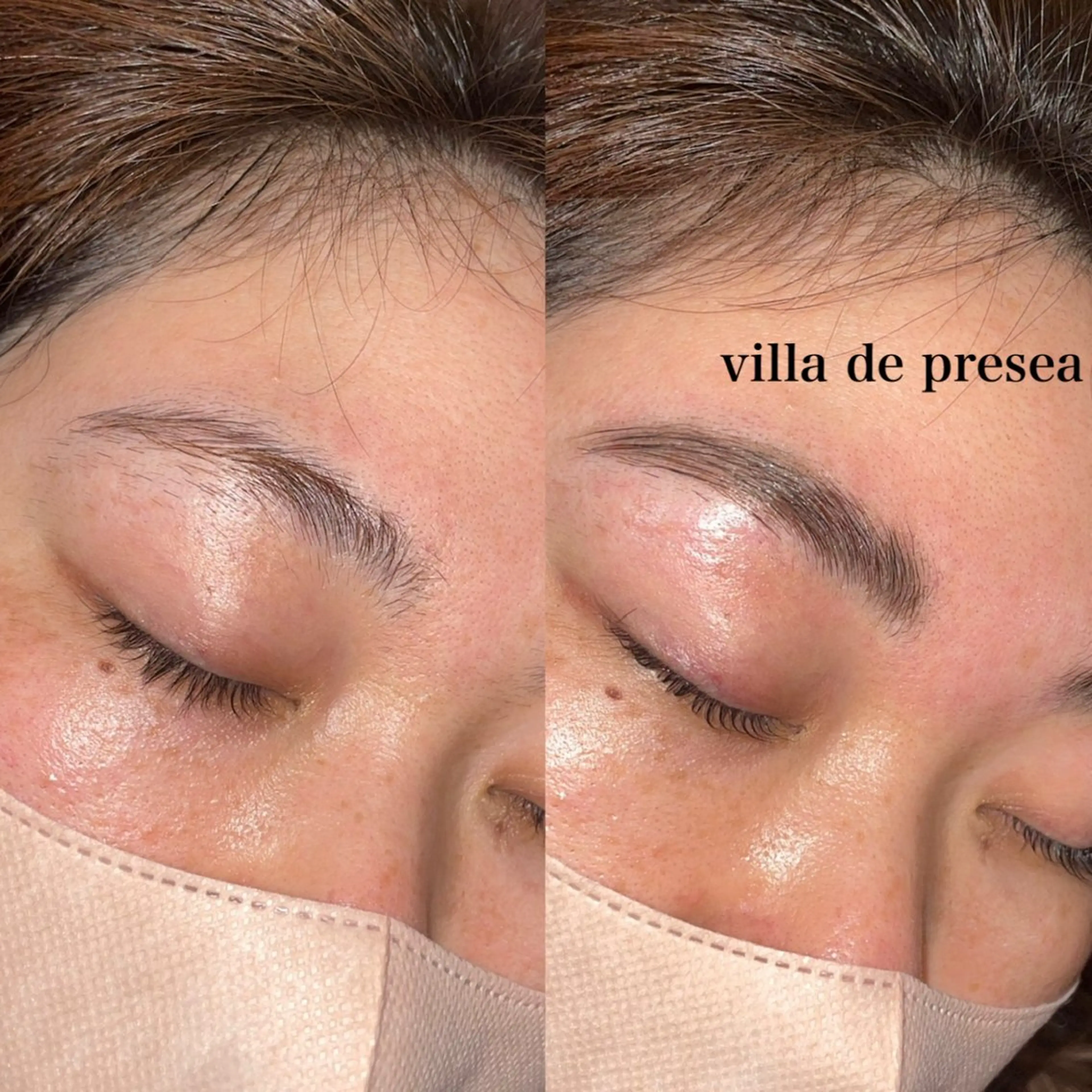 アイブロウ ハリウッドブロウリフト 大田 穣菜のマツエク・マツパデザイン