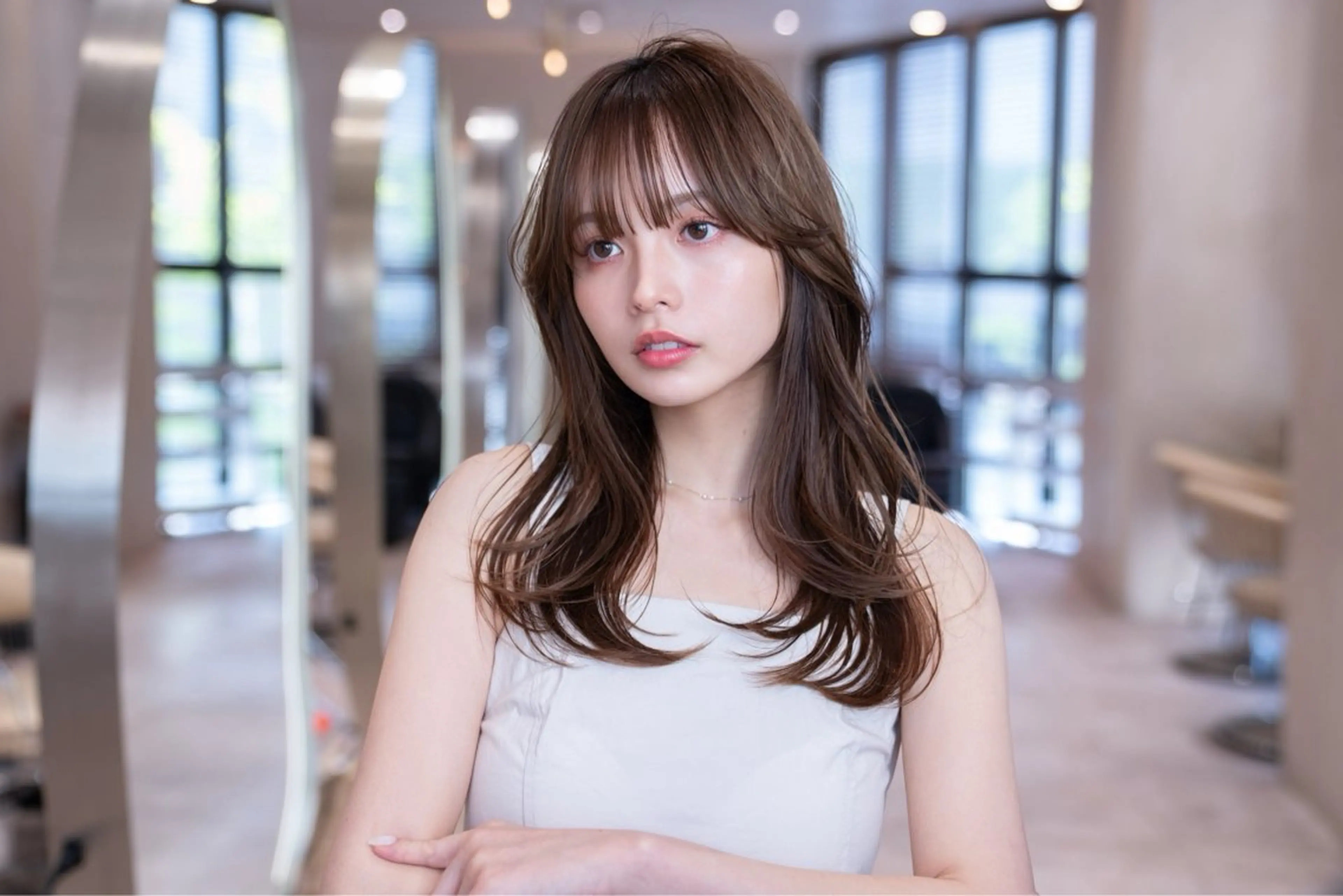 【3月限定✨】透明感カラー＋カット＋艶トリートメントの写真