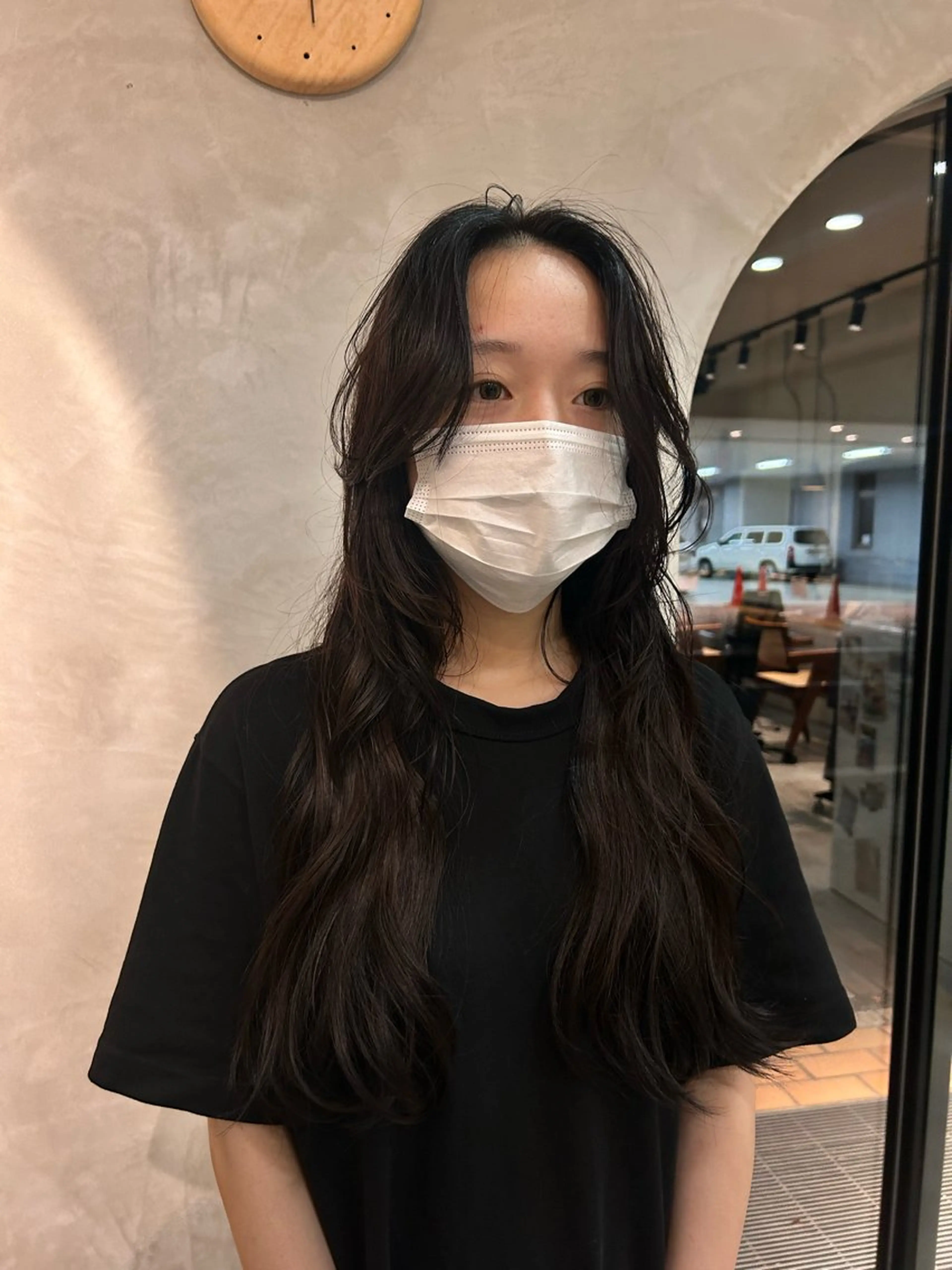 ロング デザインカット/ パーマ/nanaのヘアスタイル