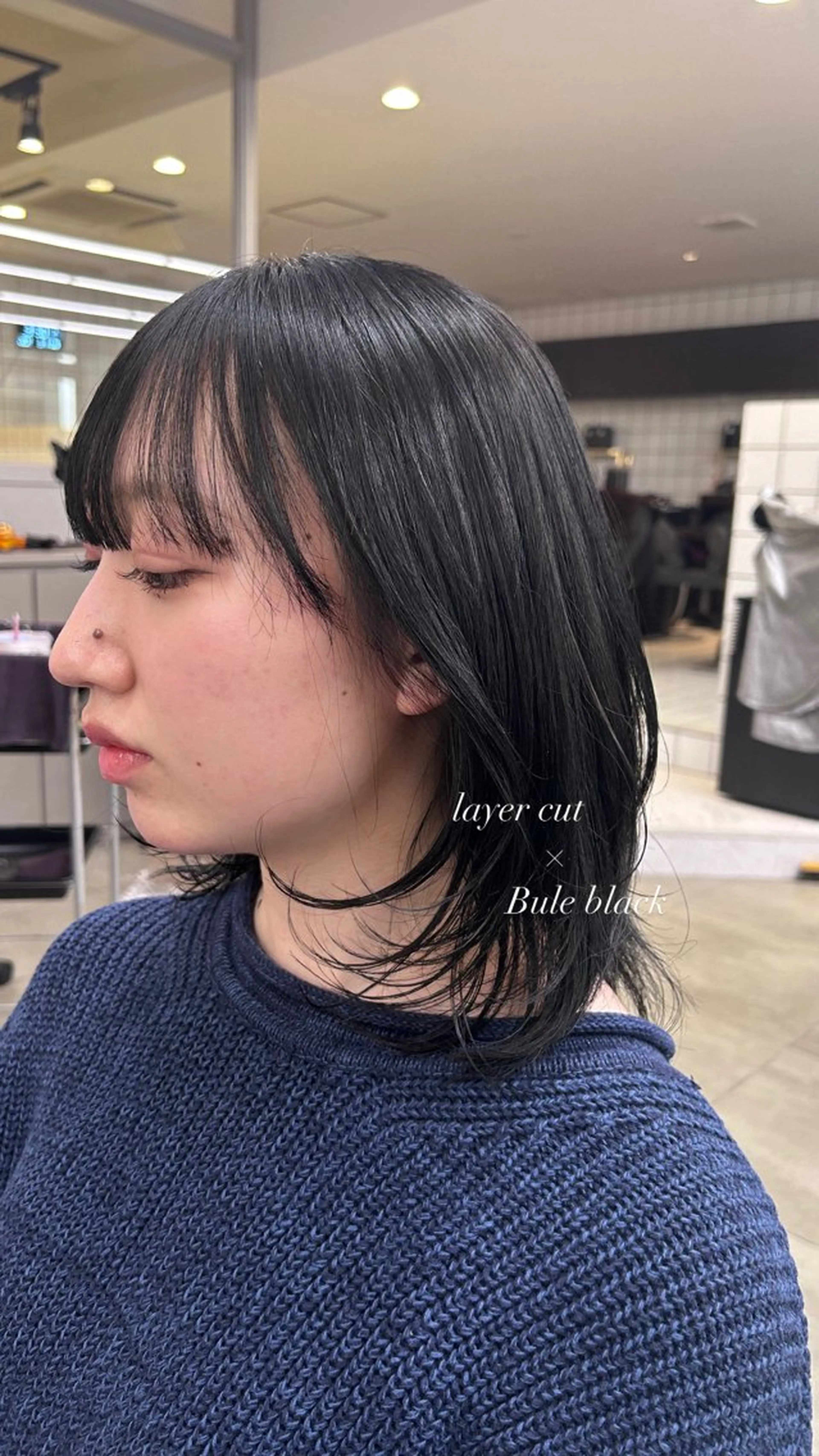 ミディアム カラー パーマ ヘアアレンジ メンズ キッズ ブリーチなしカラー/ ブラウン/レイヤーのヘアスタイル