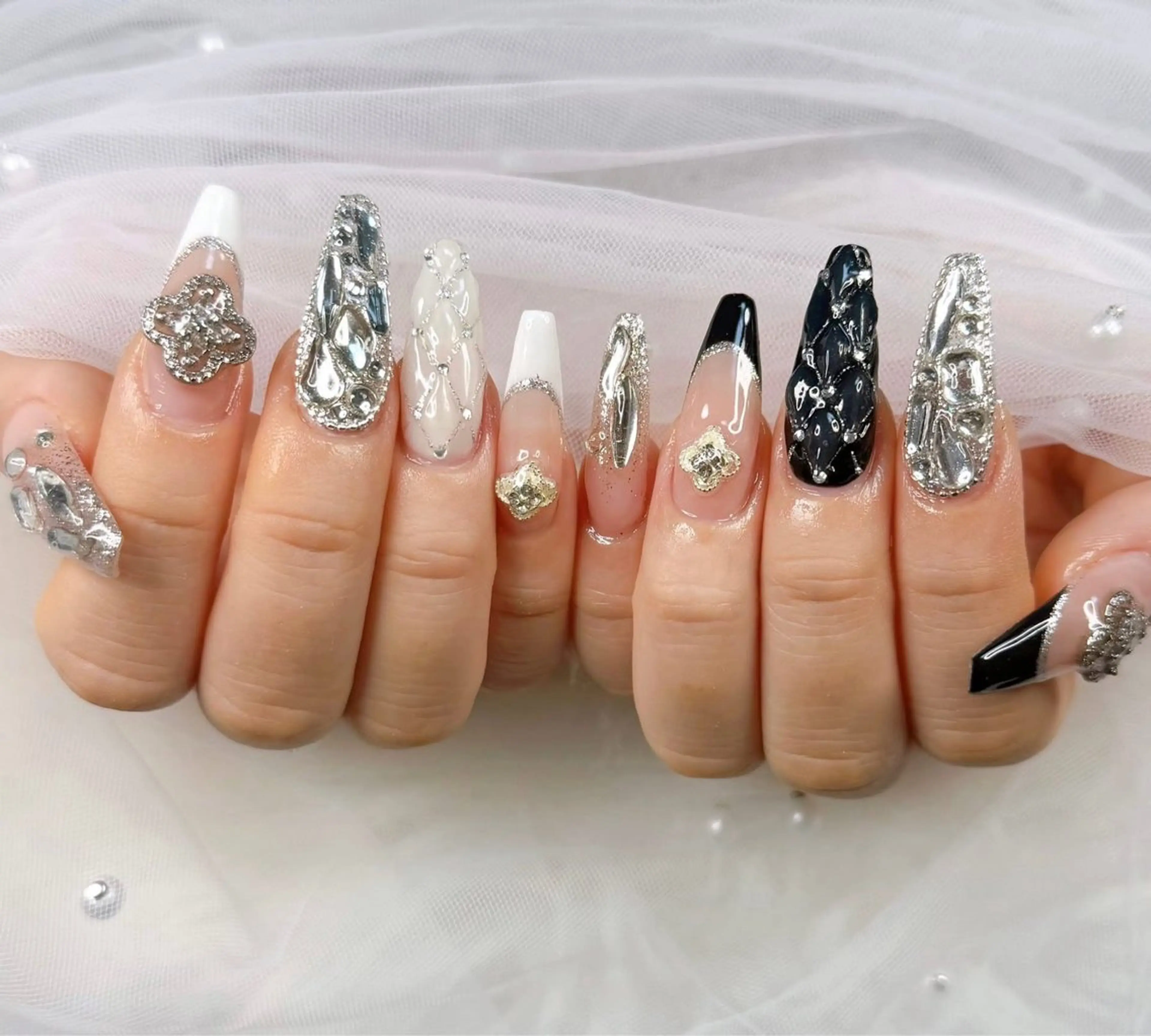 ネイル チークネイル フットネイル フレンチネイル グラデーション 韓国ネイル Yuki nail staffのネイルデザイン