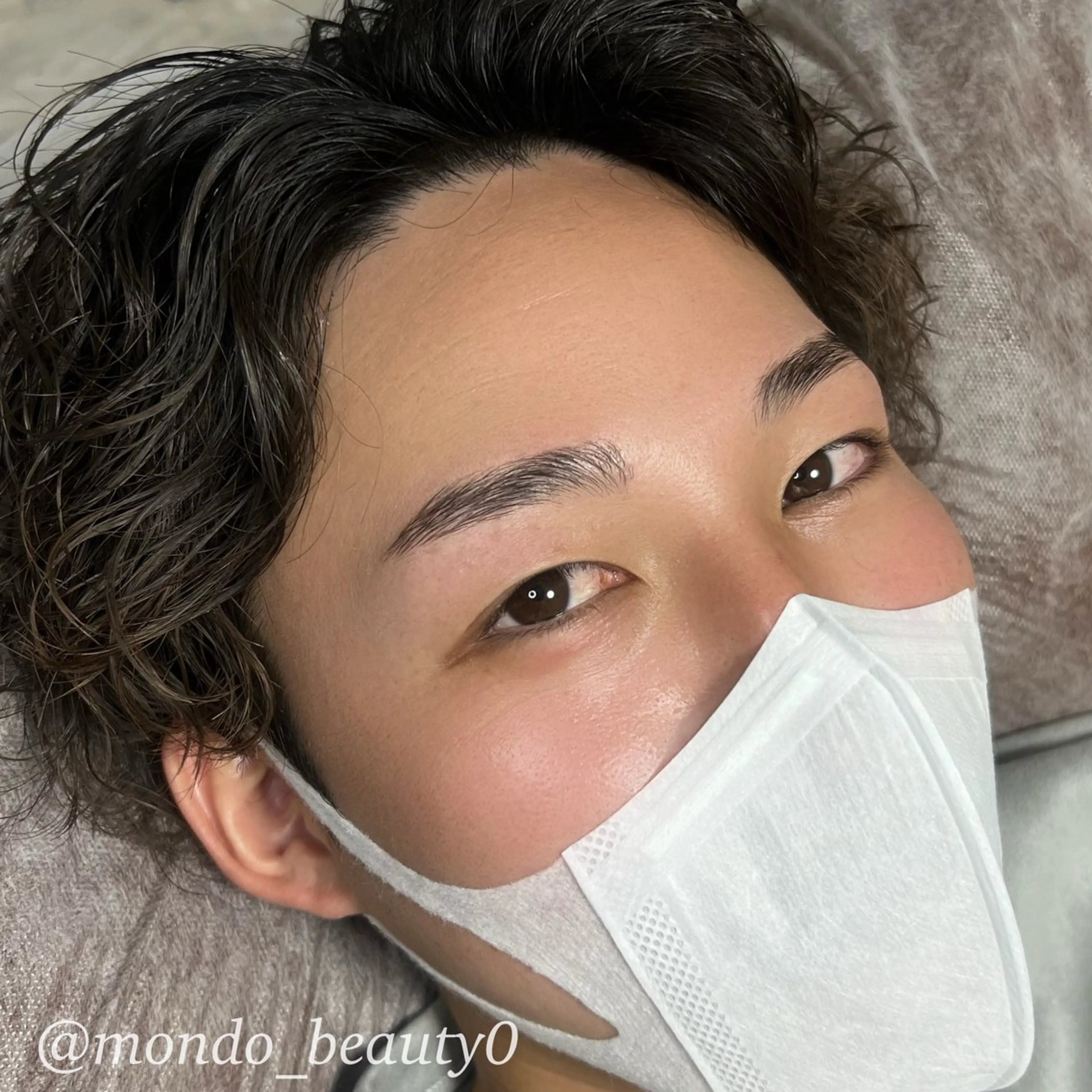 メンズ アイブロウ ハリウッドブロウリフト メンズアイブロウ MONDO MIZUKIのマツエク・マツパデザイン