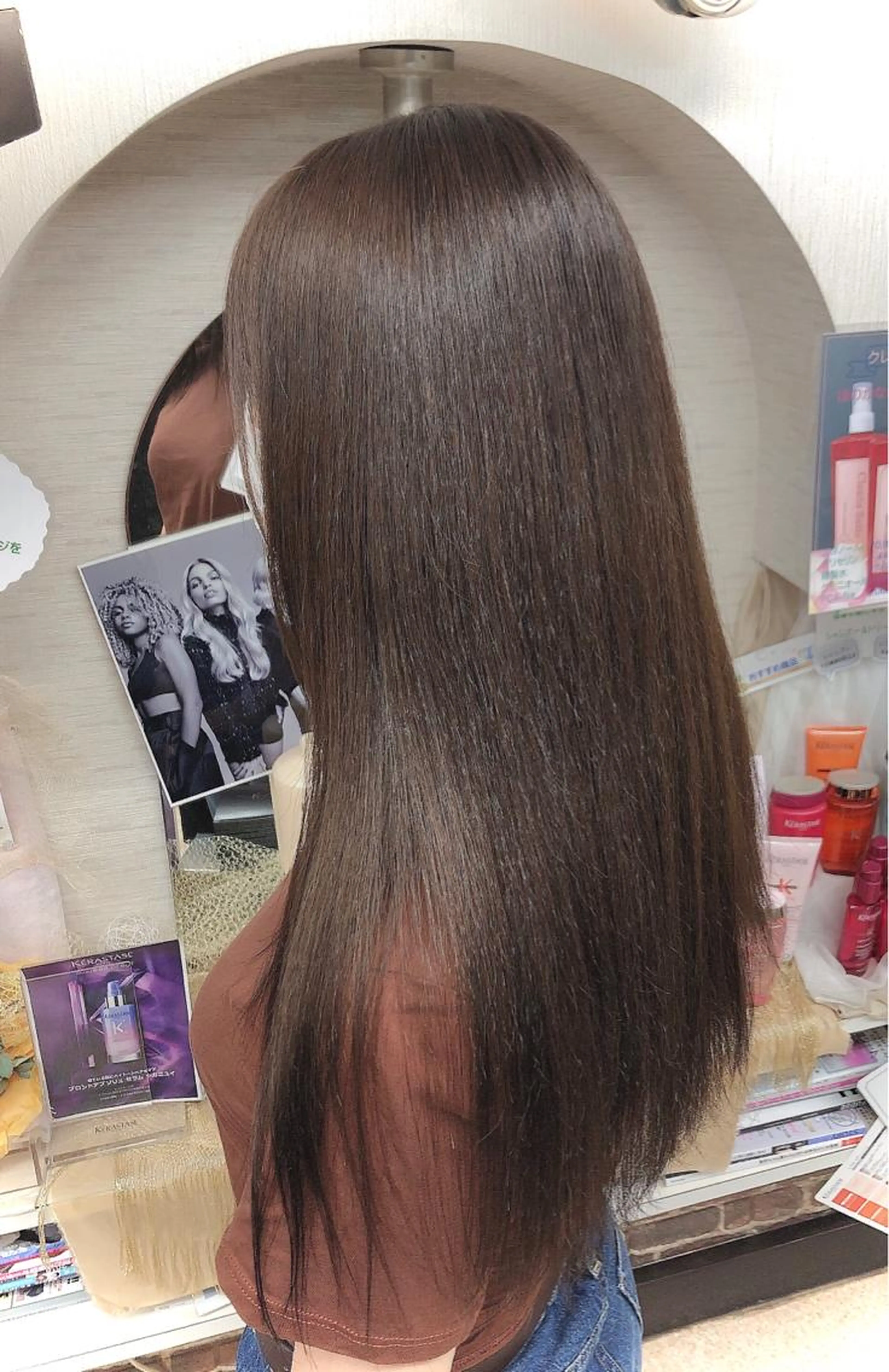 〖ストレスフリーな髪へ😍〗カット➕全頭orポイント縮毛矯正➕トリートメントの写真