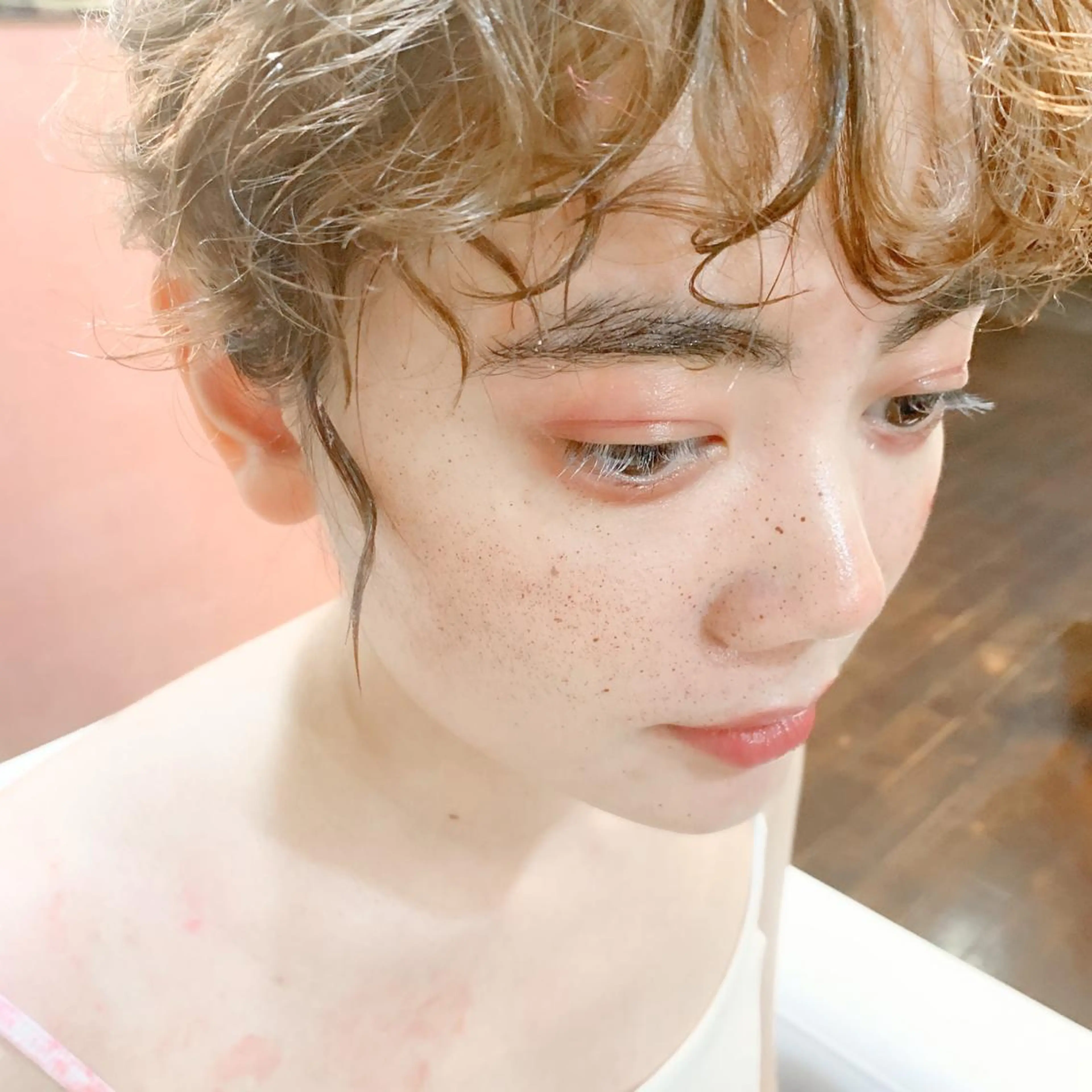 ショート カラー ヘアカラー 角戸 りおのヘアスタイル