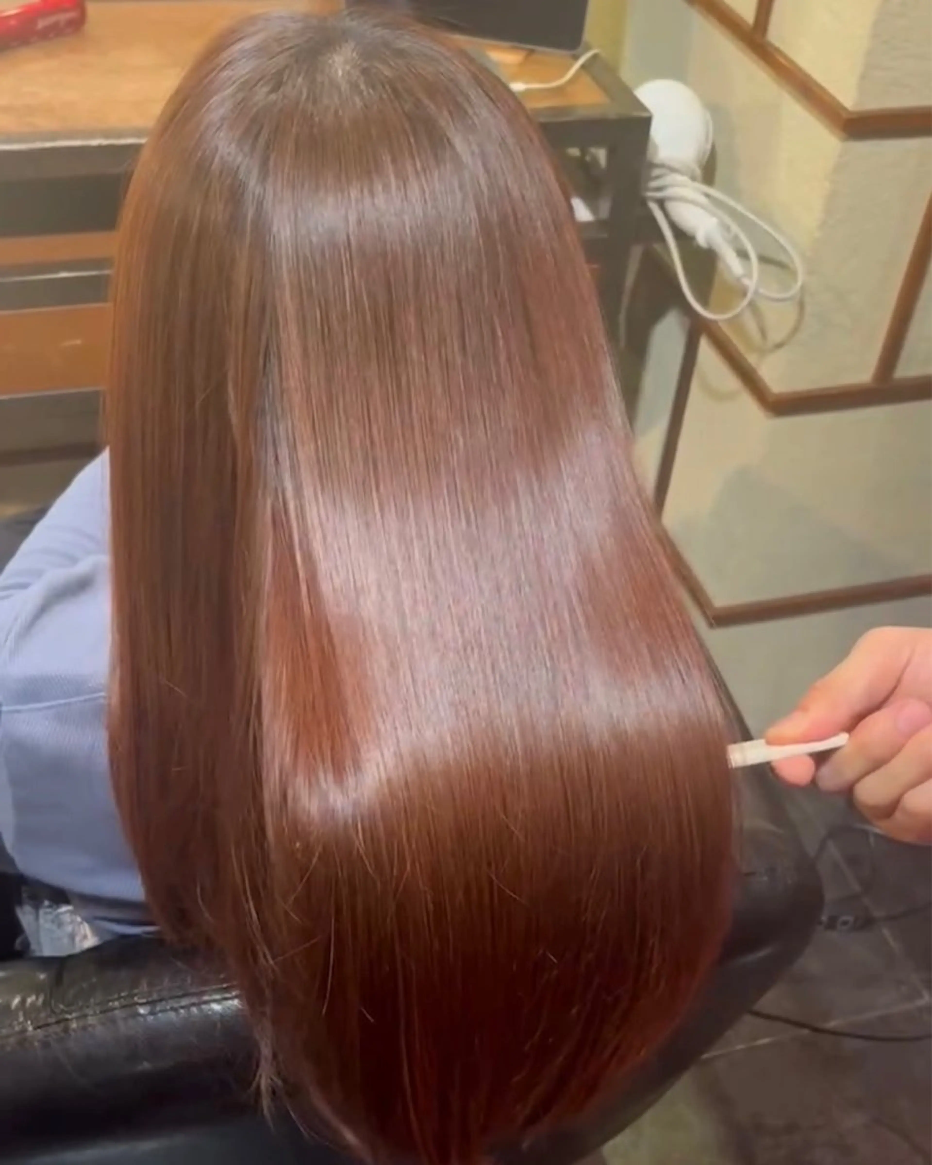 ロング トリートメント 坂倉 光咲のヘアスタイル