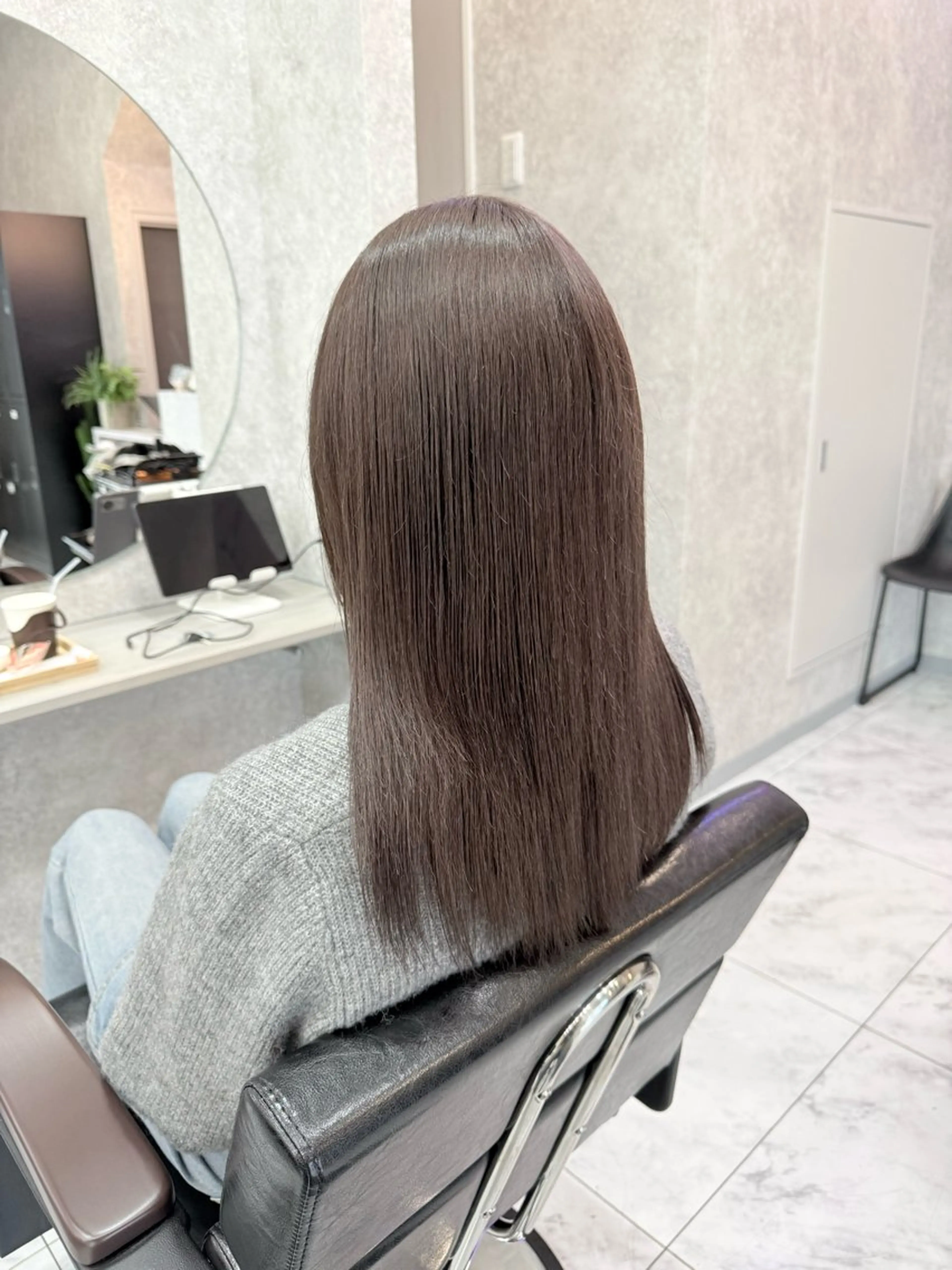 ミディアム カラー 🌺ハイトーン🌺 矢葺 なぎさ🌺🌺のヘアスタイル