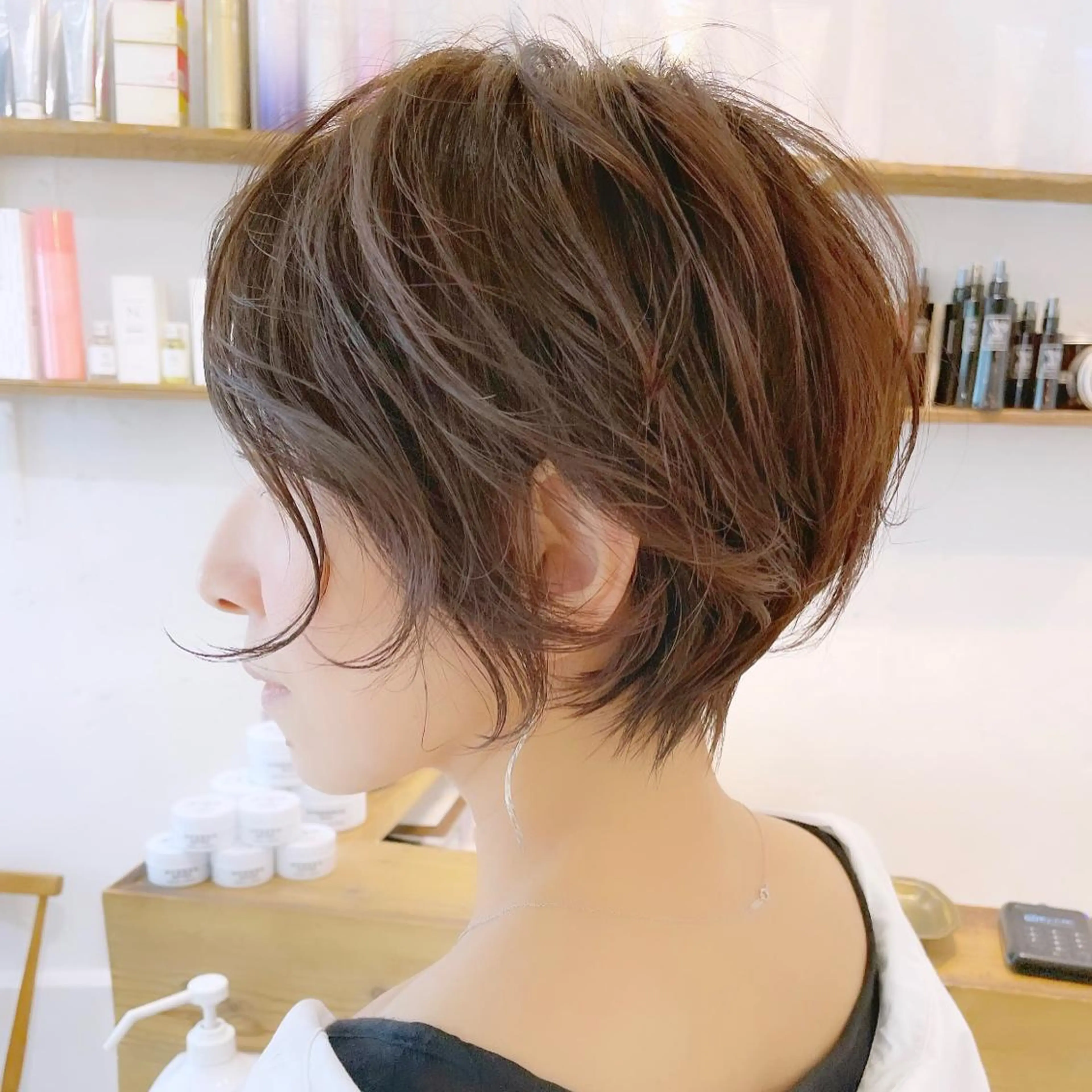 ショート 表参道/大人ショート カットモデル募集⭐︎のヘアスタイル