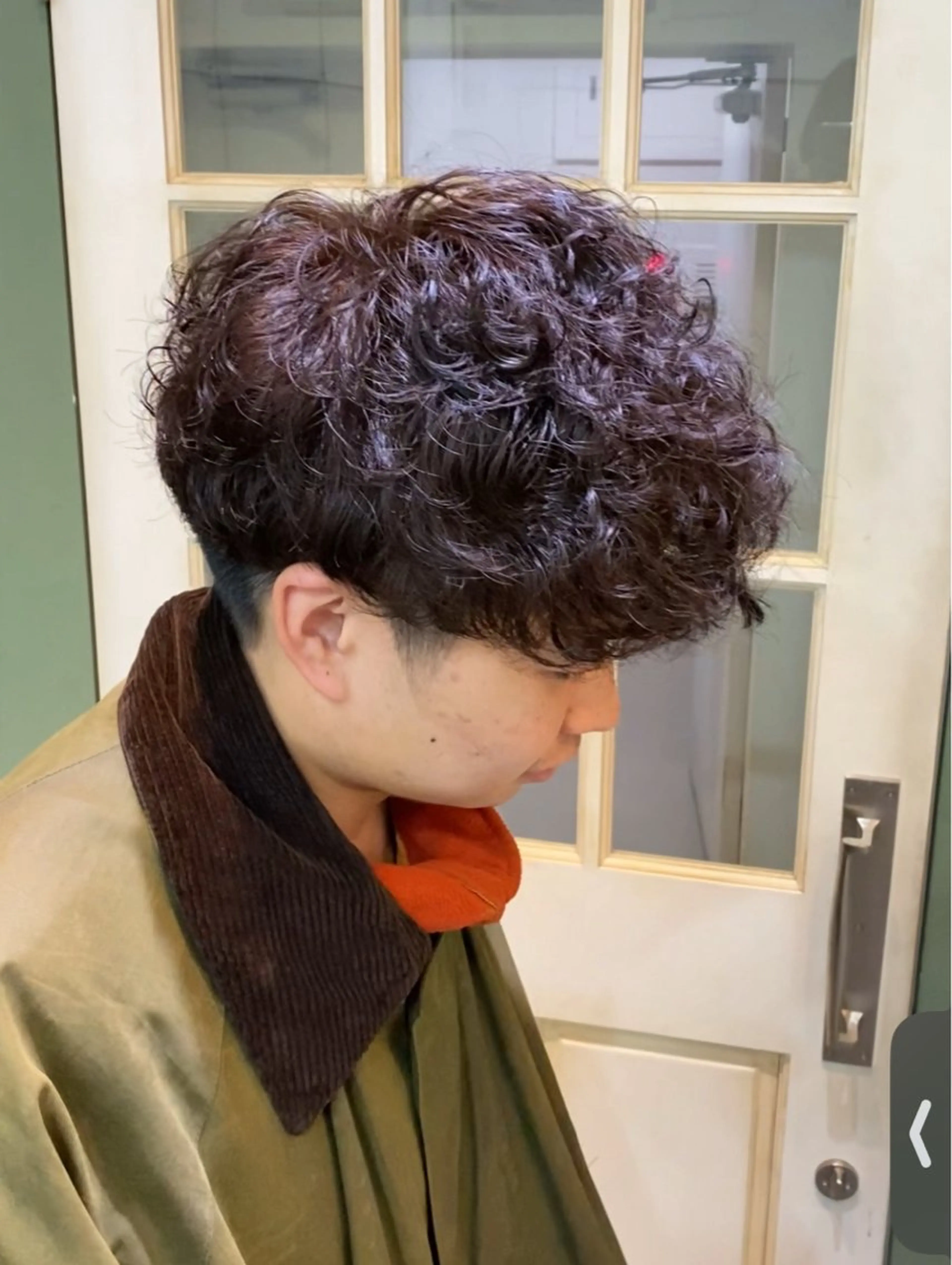ミディアム カラー パーマ メンズ 韓国🇰🇷メンズ パーマクメユウキのヘアスタイル