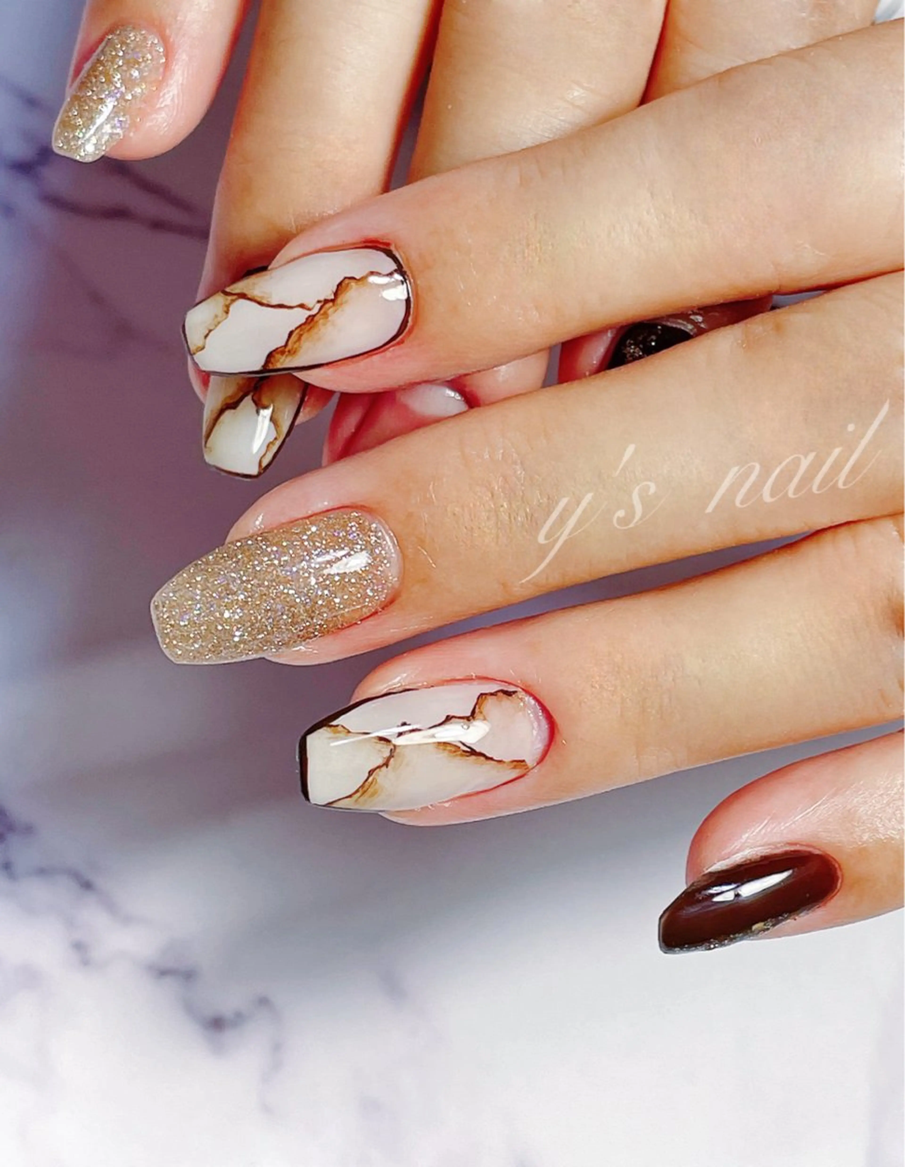 ネイル ハンドネイル y’s nail所属・y’s nail ✧ゆきのネイルデザイン