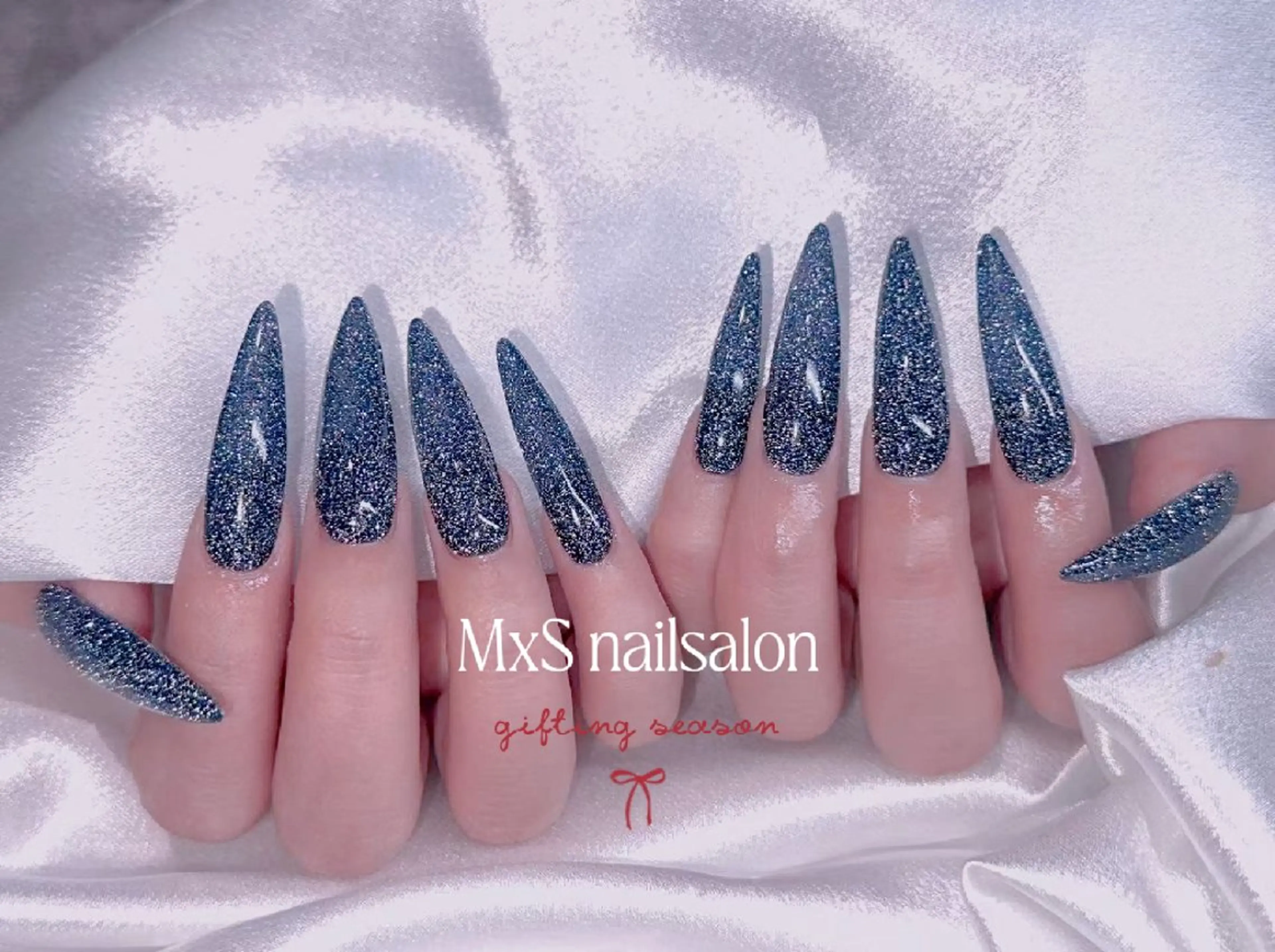 ネイル ジェルネイル 韓国ネイル マグネットネイル パラジェル ワンホンネイル ハンドネイル ハンドケア MxS リィリィのネイルデザイン