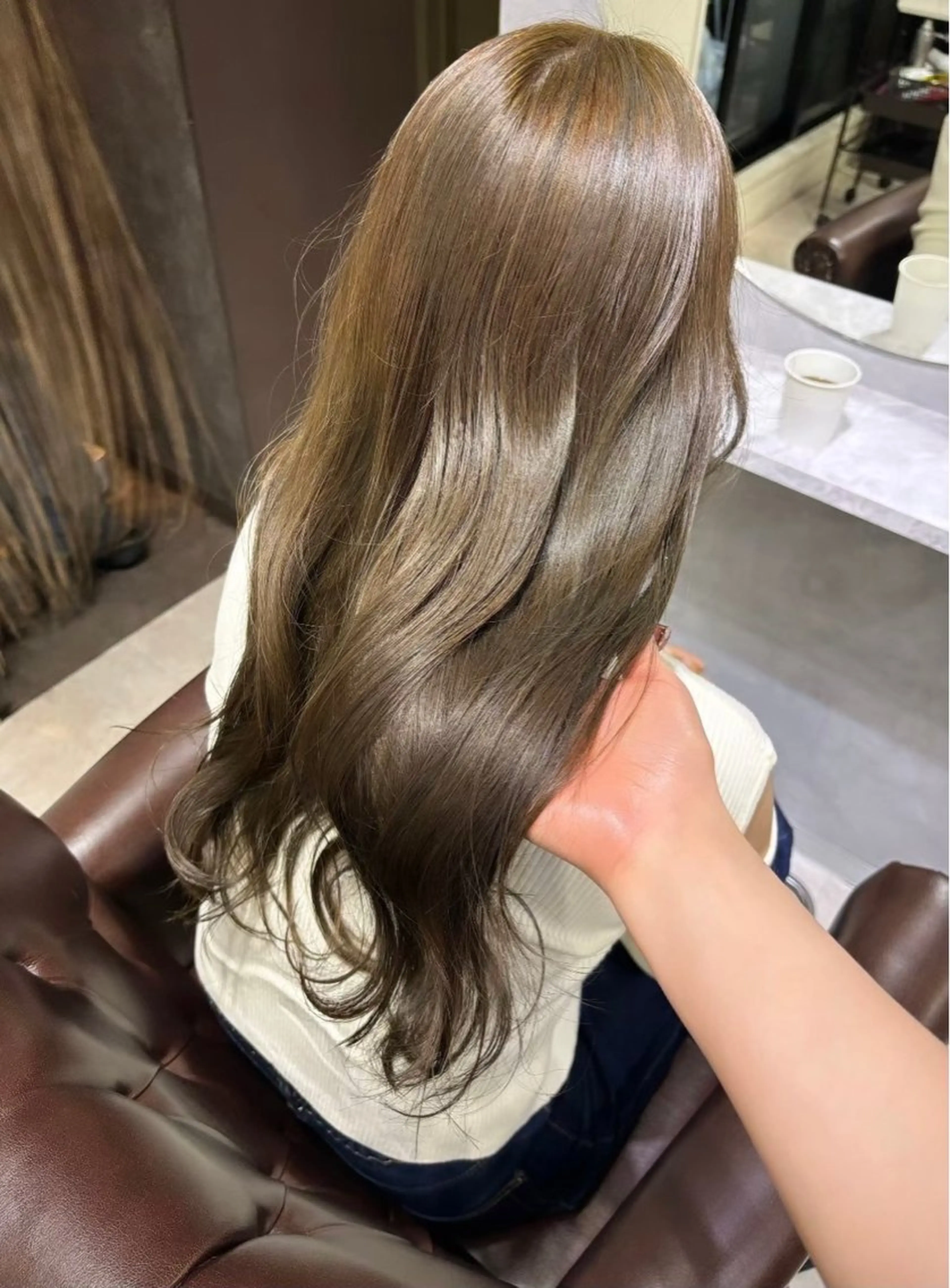 セミロング カラー ブリーチ ダブルカラー 池袋/カラー特化🎨 ロング料金なし🩵のヘアスタイル