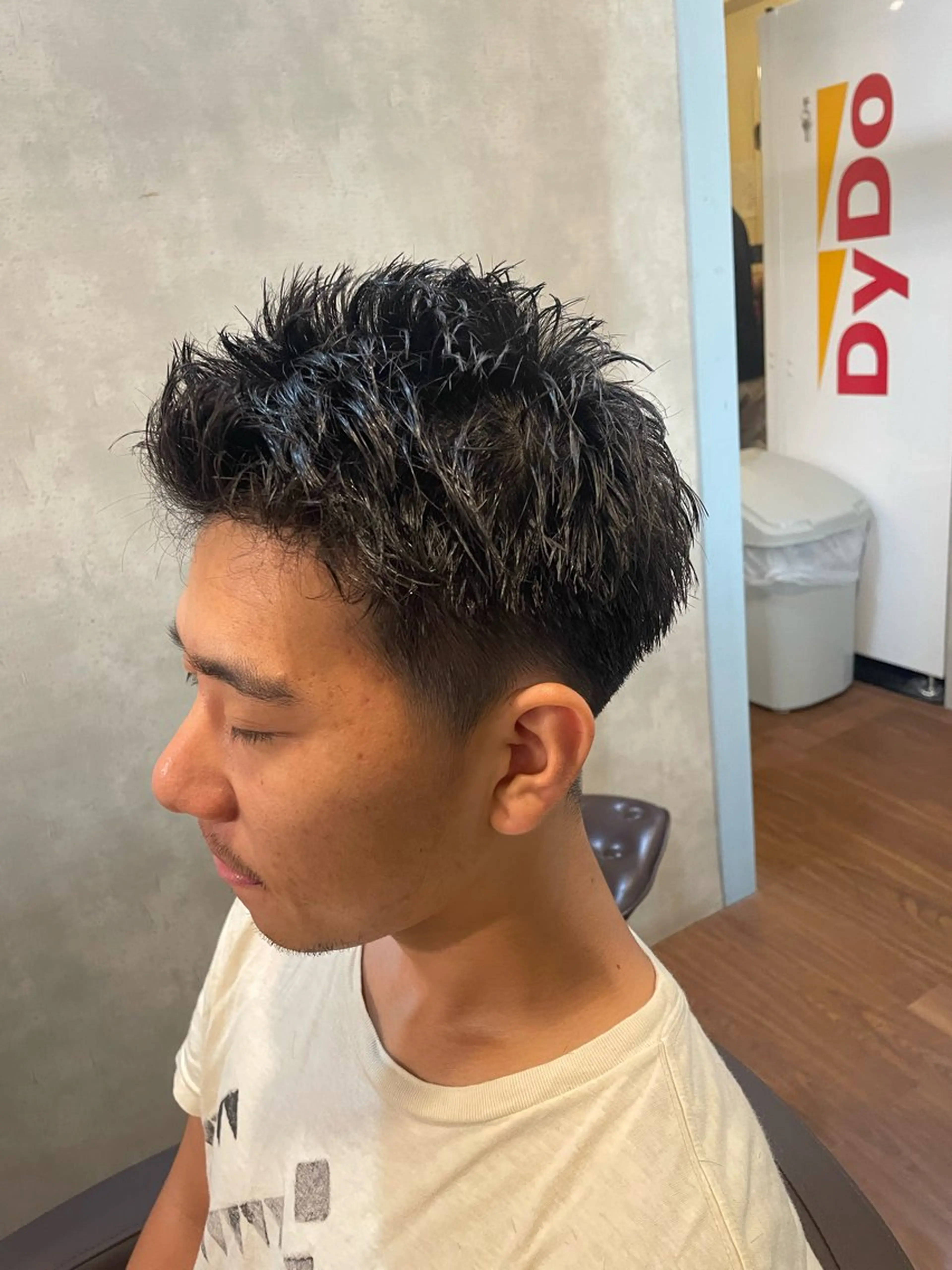 メンズ センターパート マッシュ メンズパーマ メンズツイストパーマ ツーブロック カット ヘアセット フリーランスシェアサロンルレイル所属・心斎橋/メンズ /ルレイル/地形真希のヘアスタイル