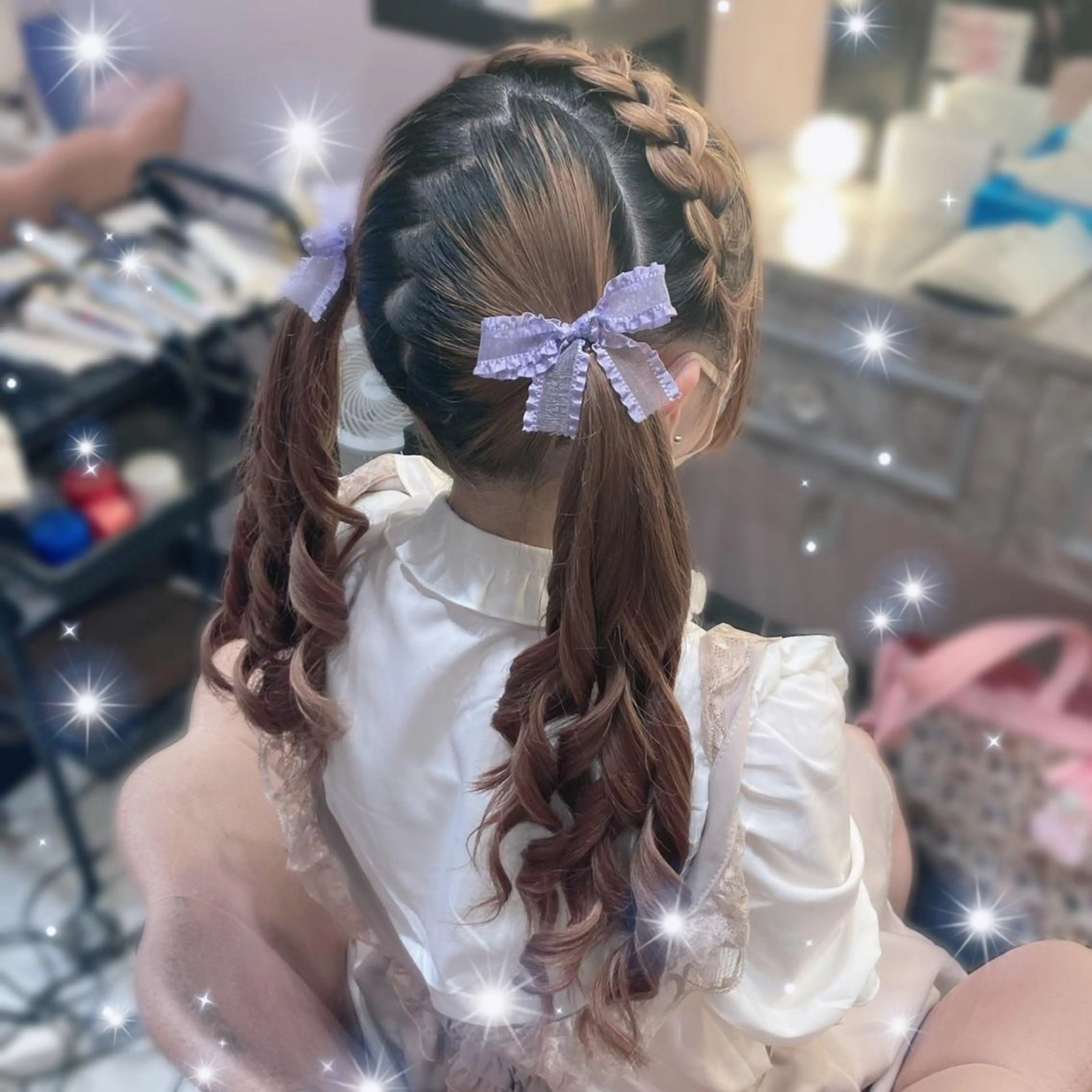ロング ヘアアレンジ ツインテール カチューシャ MILD by 17 秋葉原 ♡みづき♡のヘアスタイル