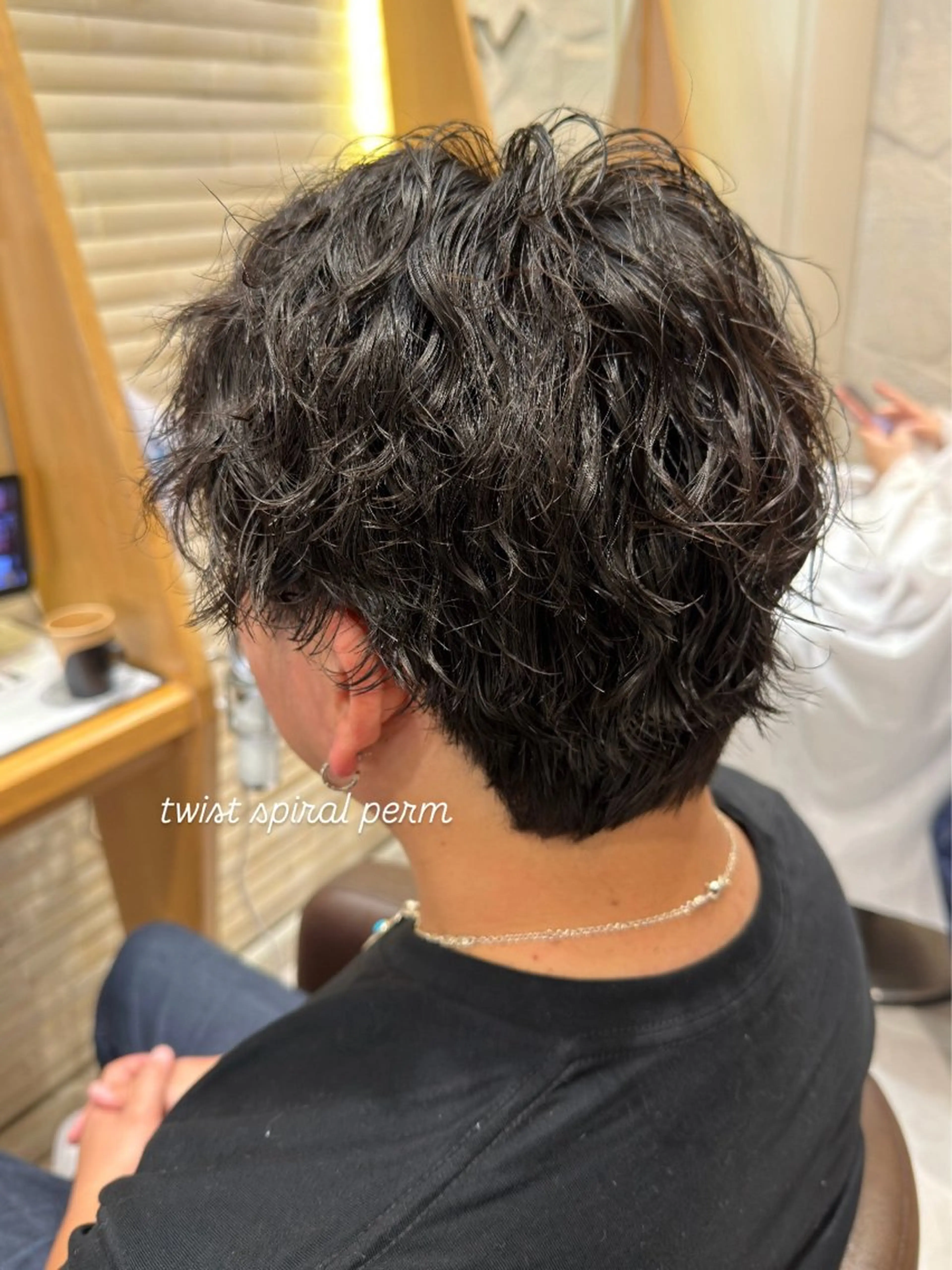 ミディアム カット パーマ メンズカット/パーマ 髙橋美穂のヘアスタイル