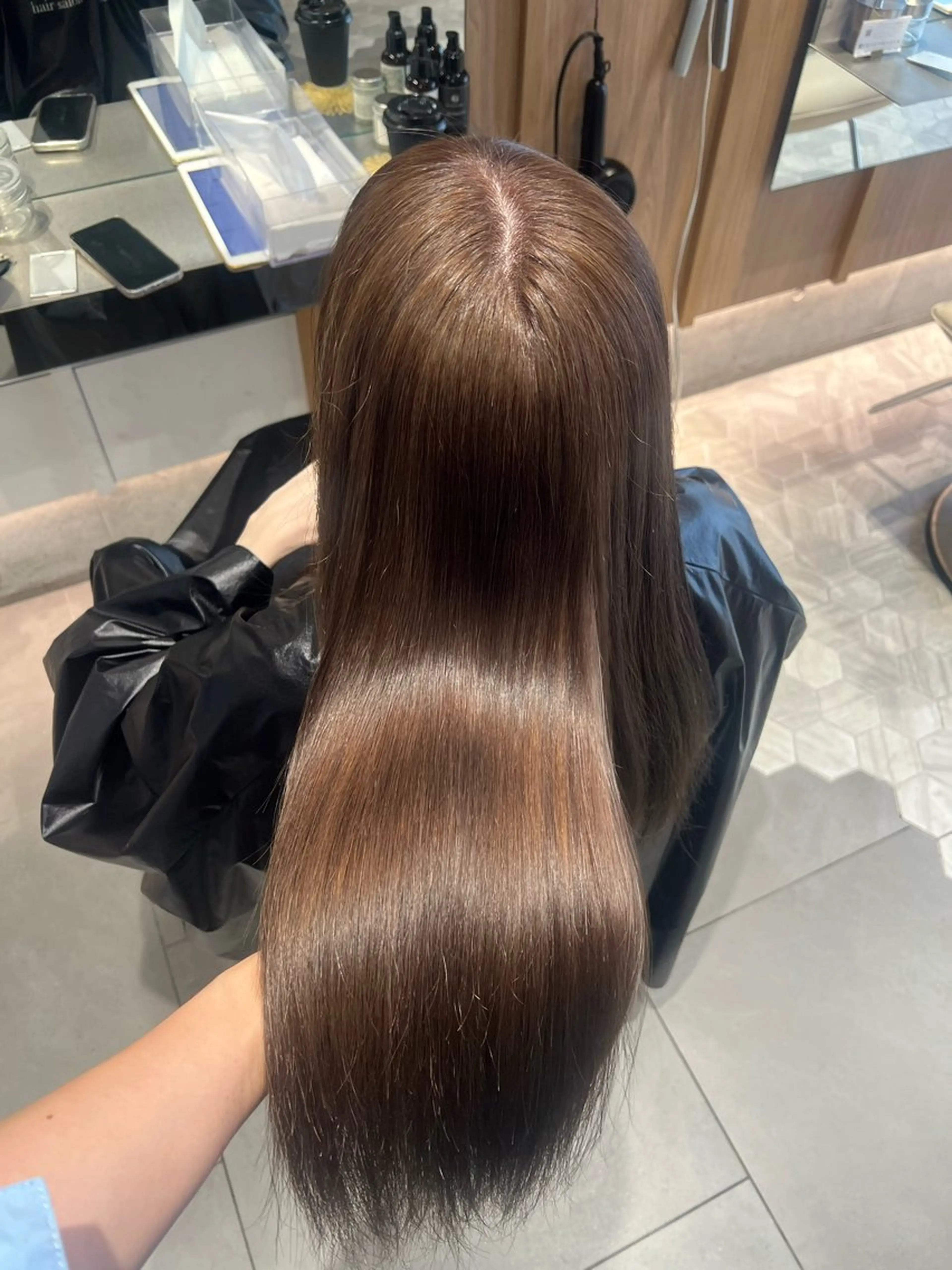 ロング ヘアカラー トリートメント ヘッドスパ ブリーチ/縮毛矯正 🏖️MIREのヘアスタイル