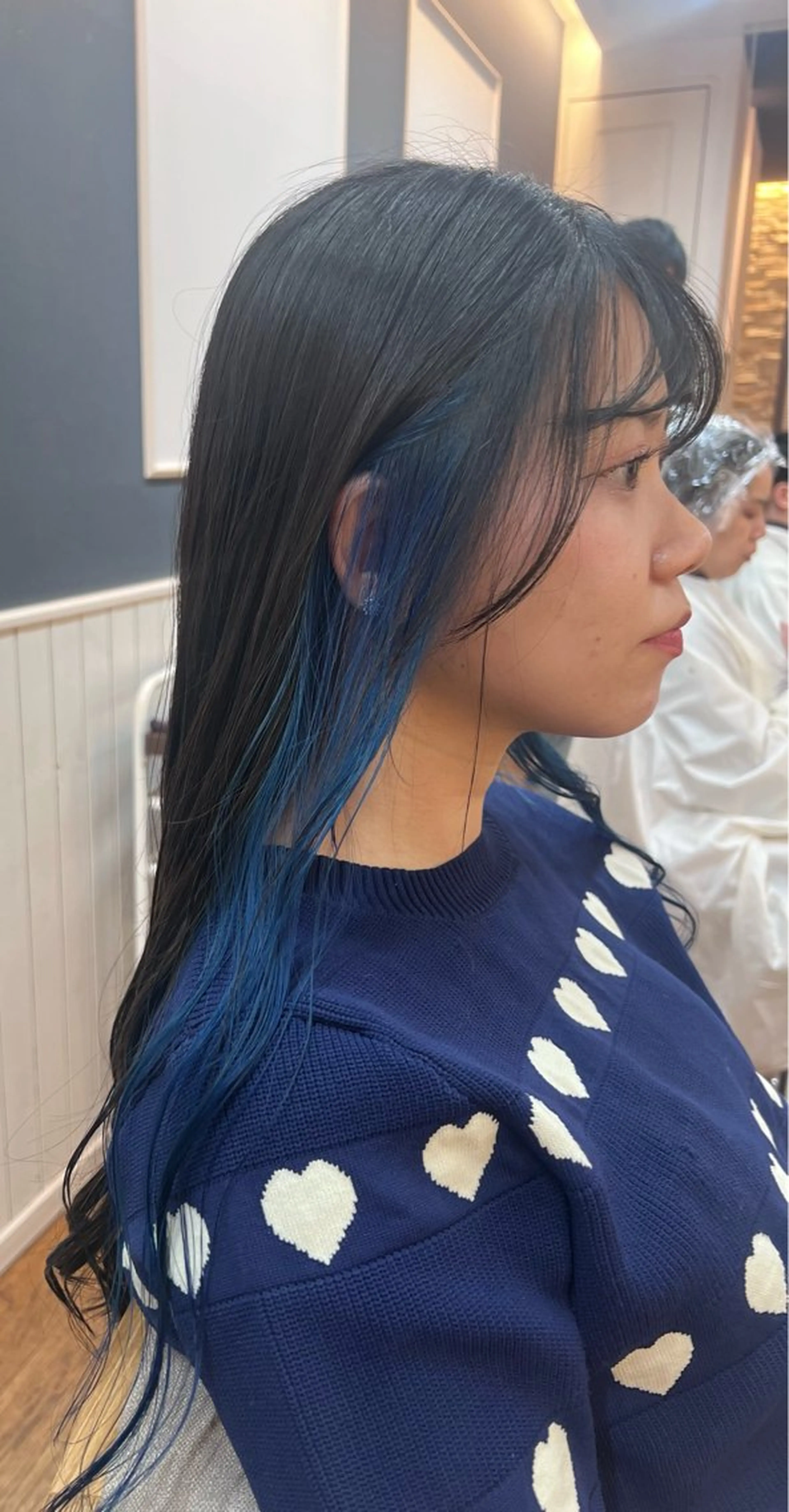 ロング カラー カット ヘアカラー トリートメント ✂︎HITOMI✂︎ 副店長のヘアスタイル