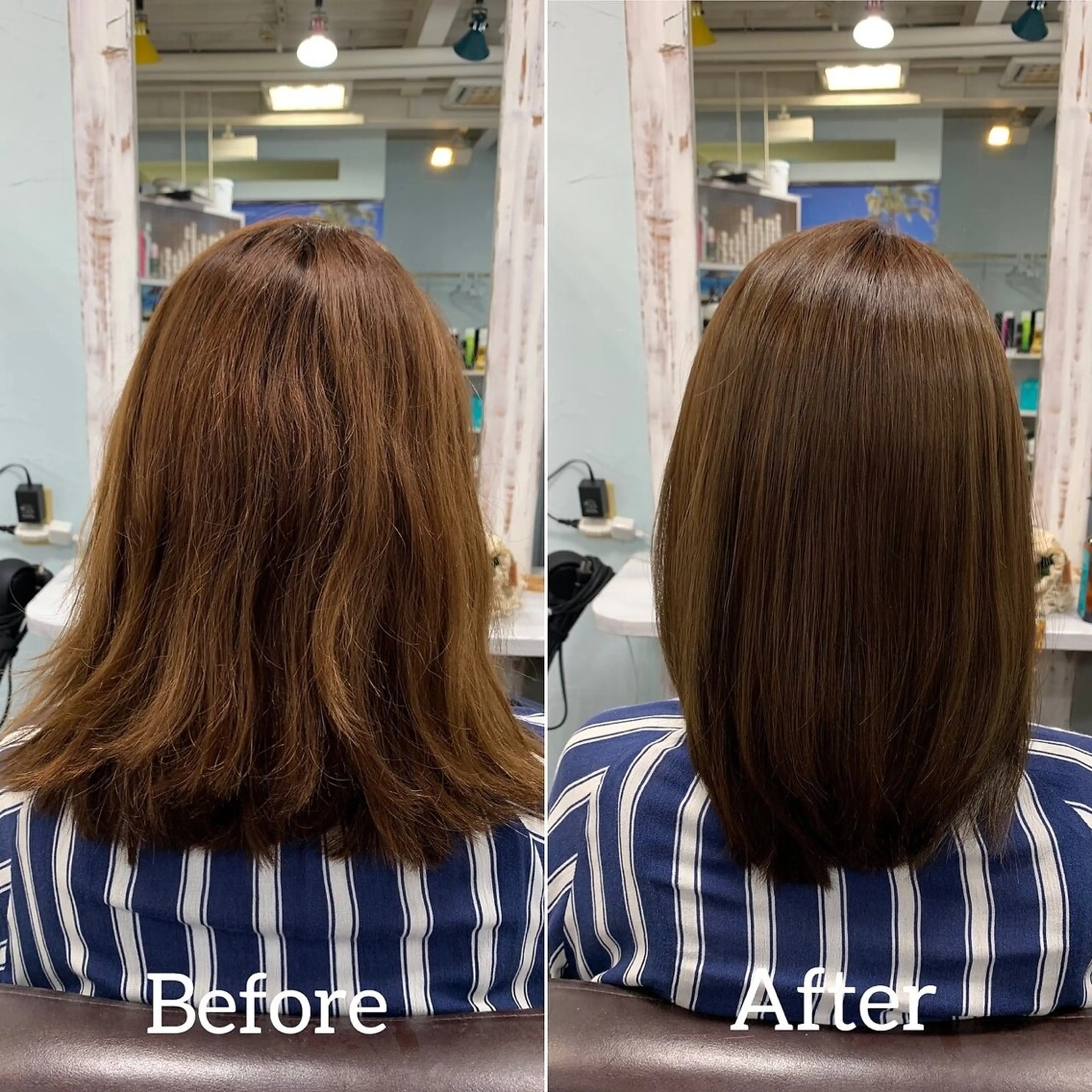 ロング カラー 縮毛矯正 トリートメント 艶カラー/ 縮毛矯正/いくののヘアスタイル