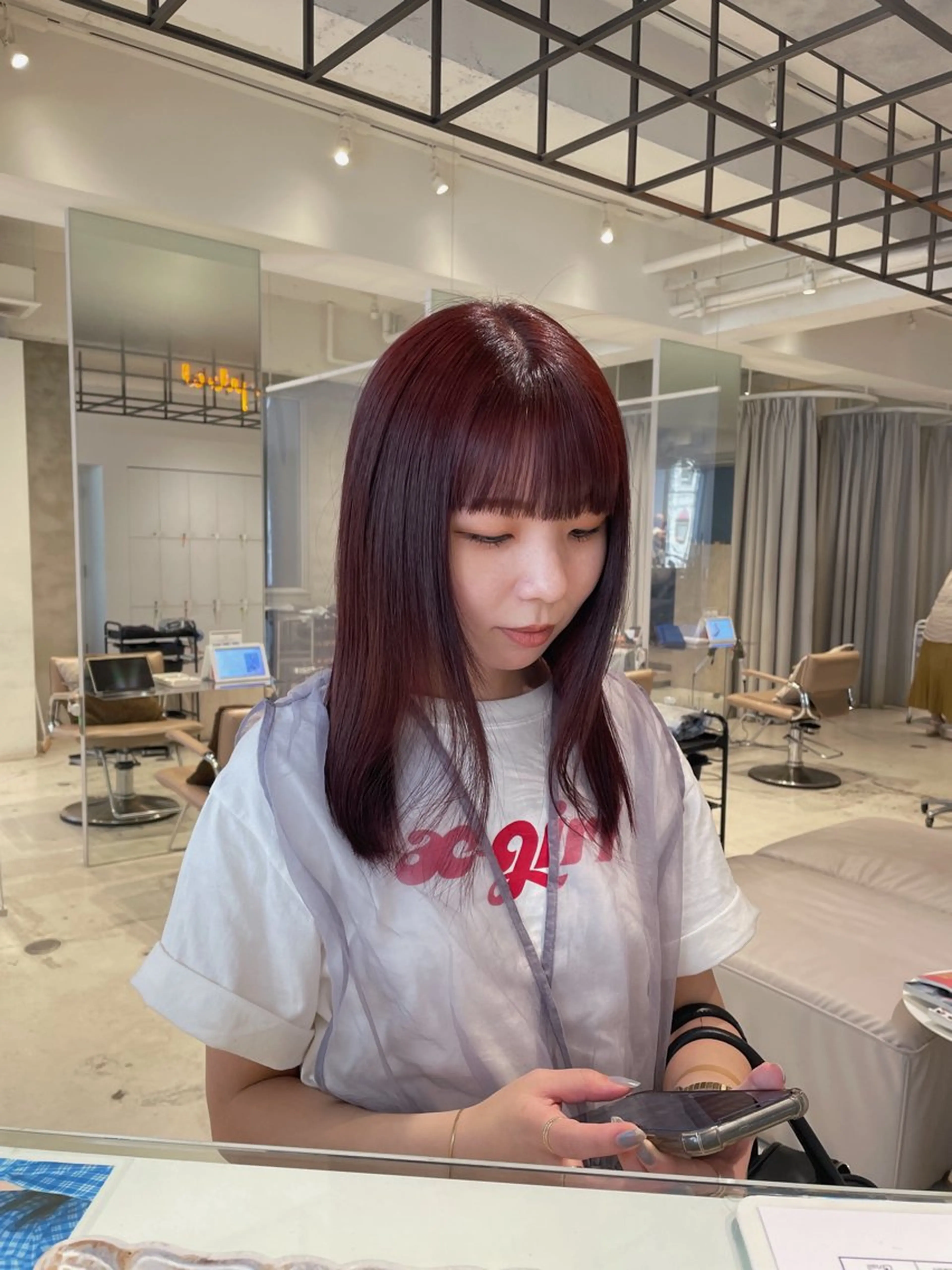 ミディアム カラー ヘアカラー ralme/sol 髙橋一哉のヘアスタイル