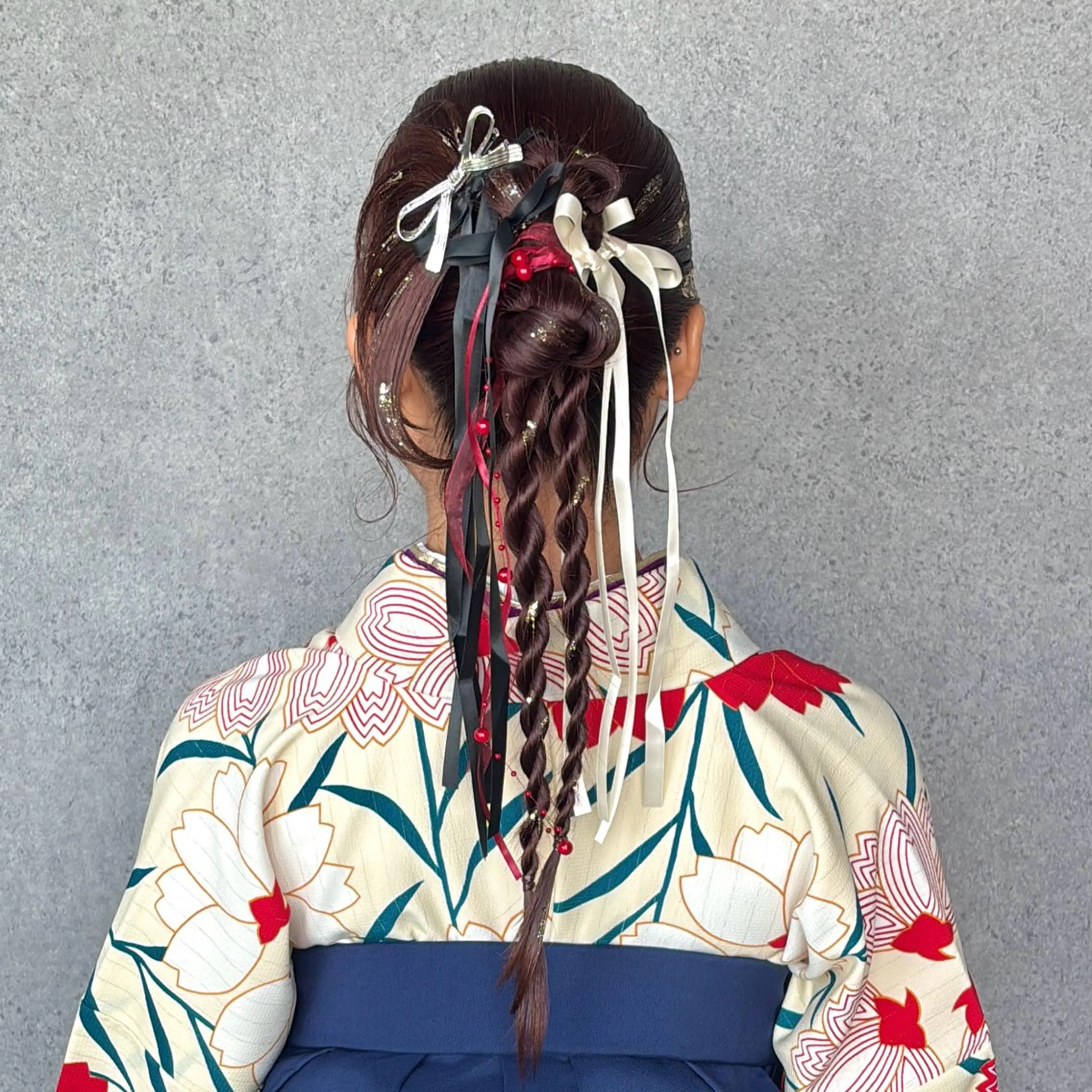 ヘアアレンジ ヘアセット 加藤 結奈のヘアスタイル