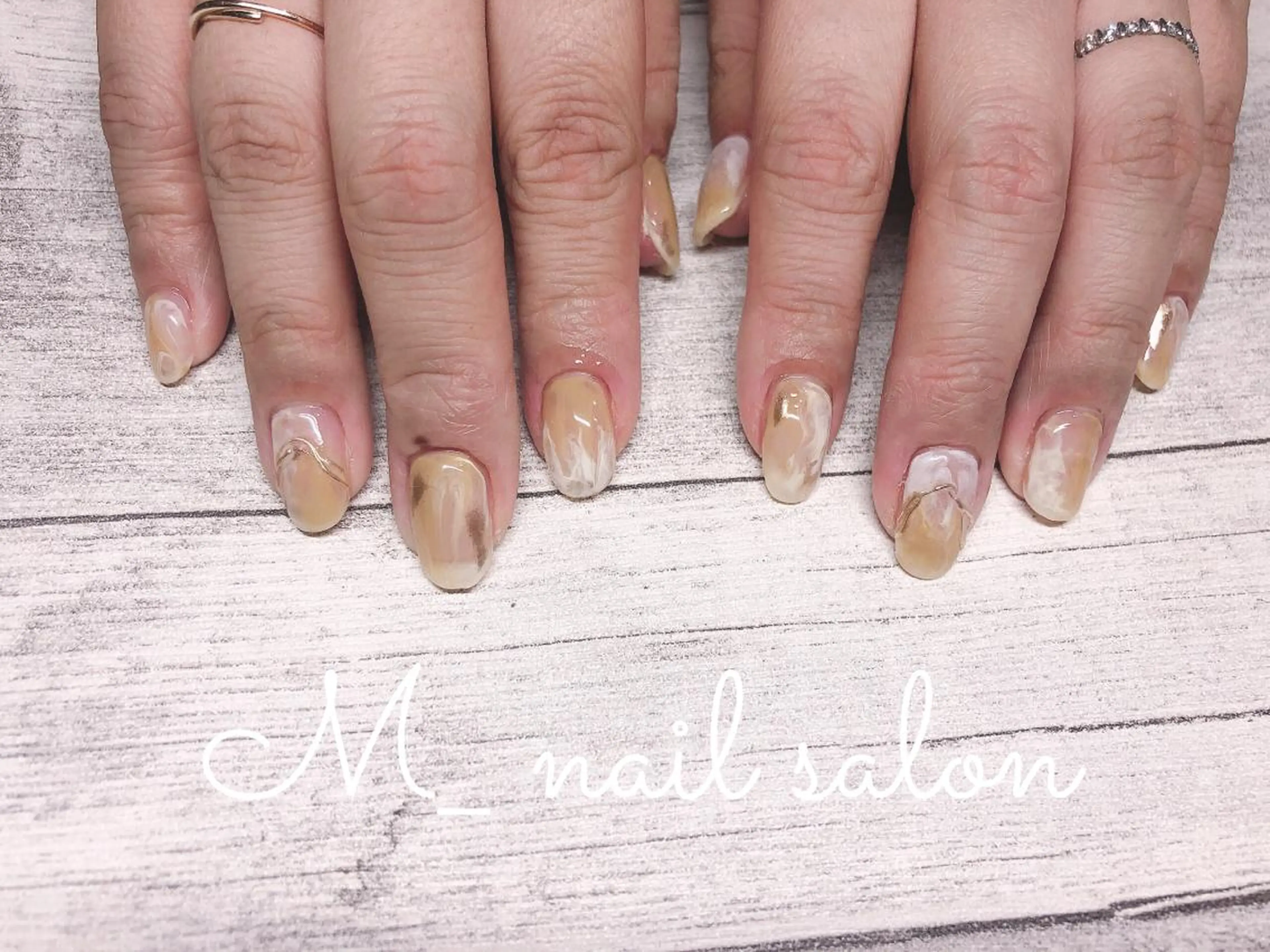 ネイル クリアネイル M_ nail salonのネイルデザイン