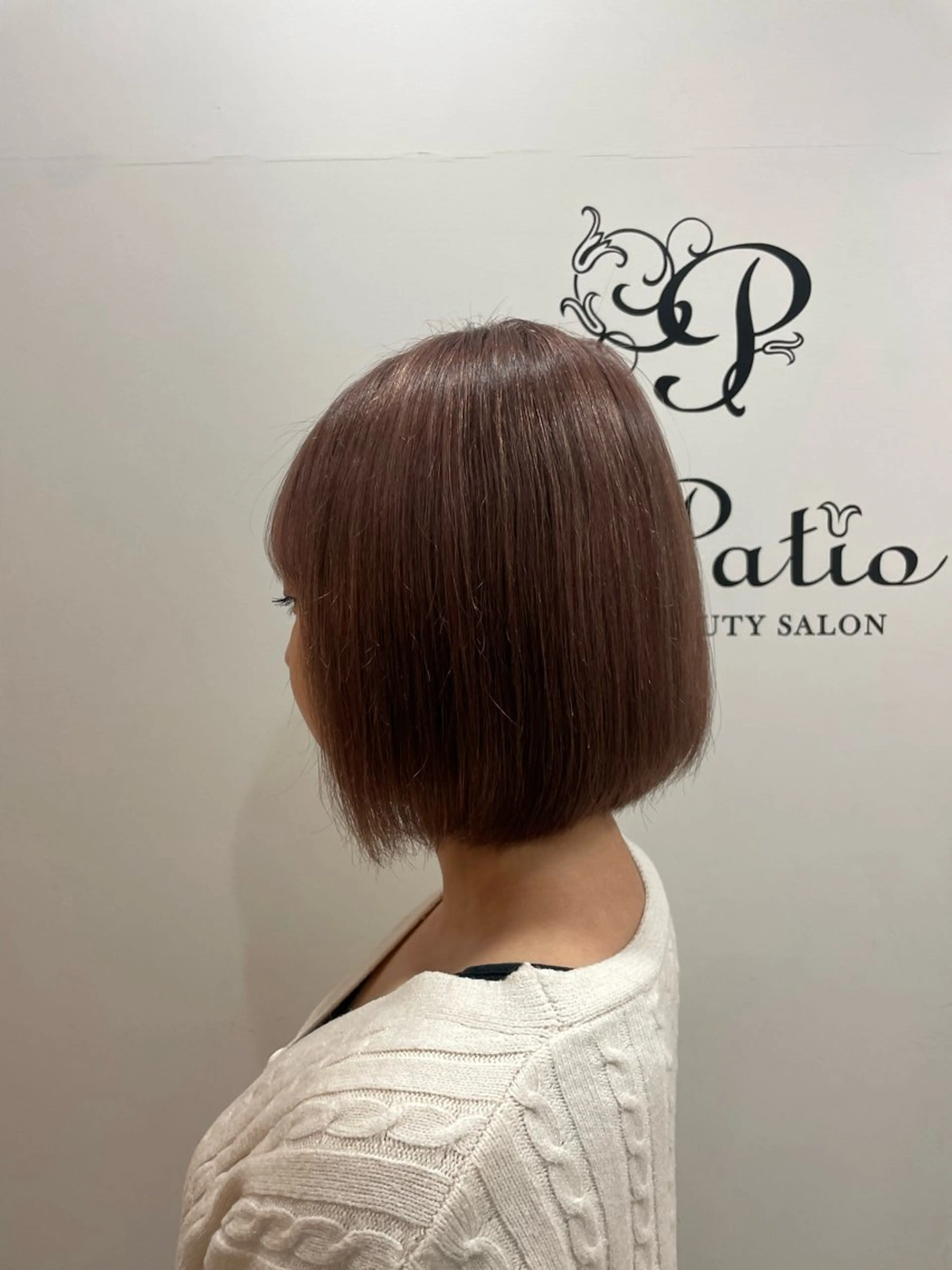 ミディアム ボブ 小鹿理紗 和光市のヘアスタイル