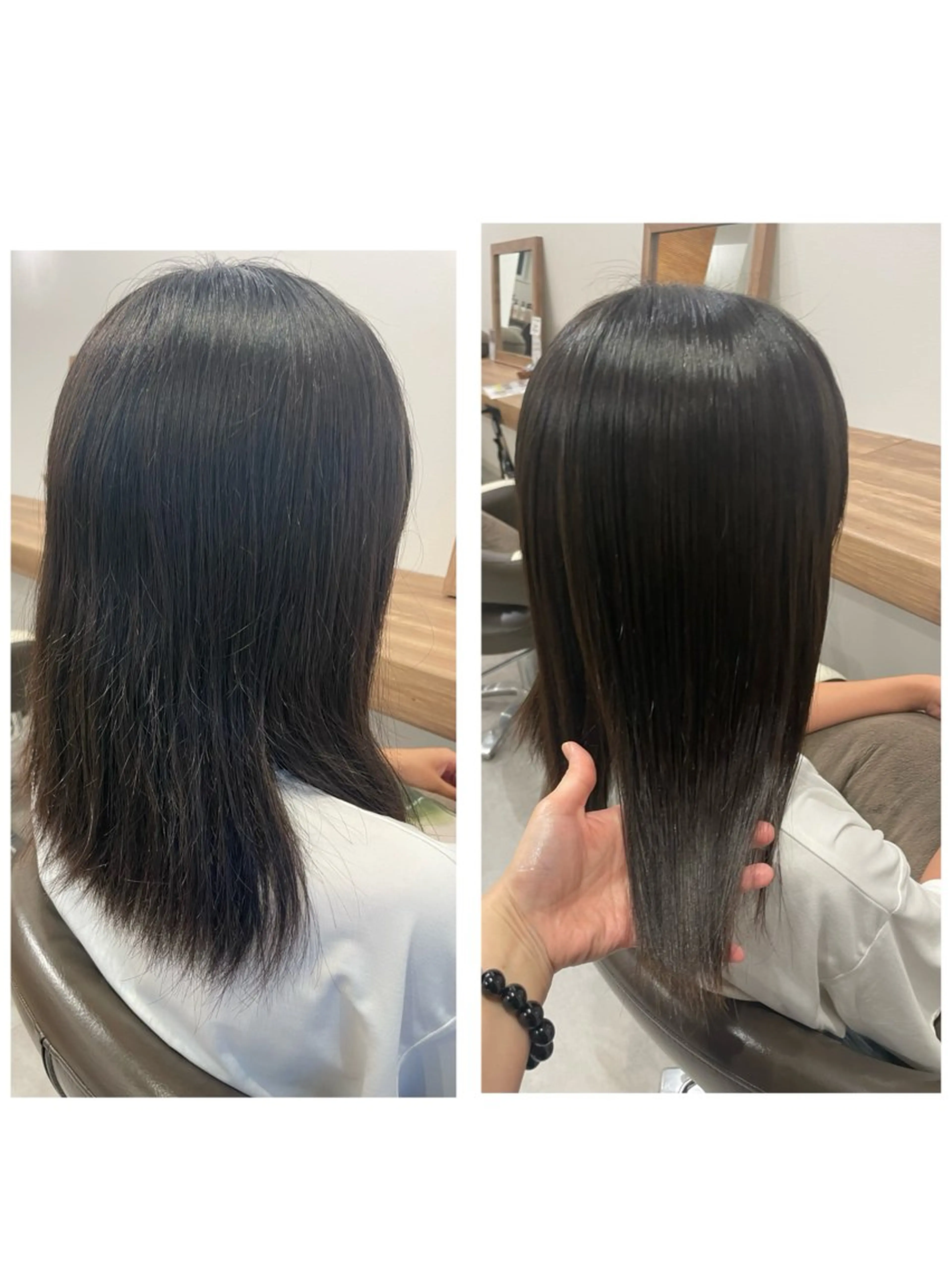 ミディアム パーマ 山越 美裕樹のヘアスタイル