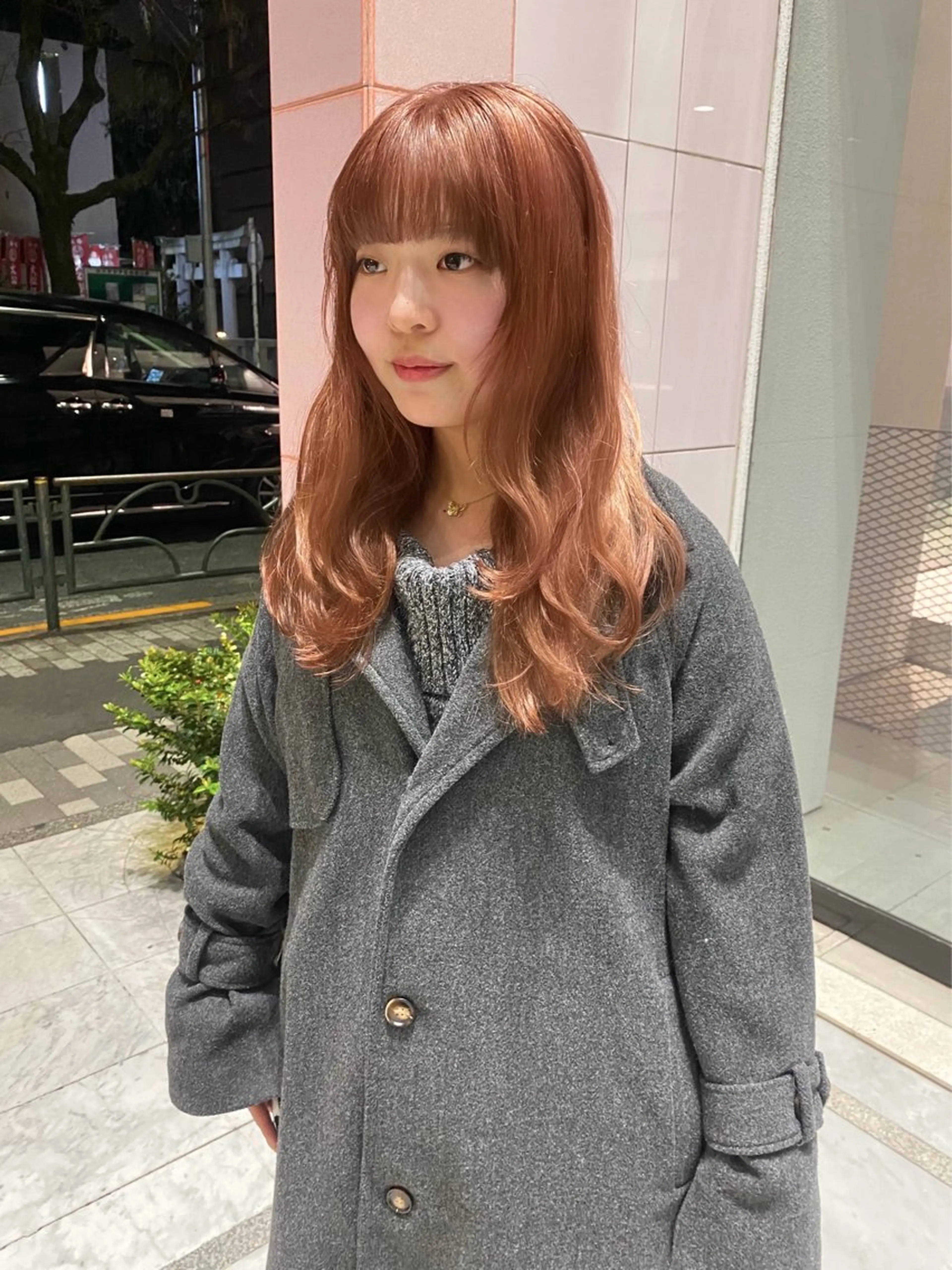 セミロング カット riria/ボブ /透明感カラー🎀のヘアスタイル