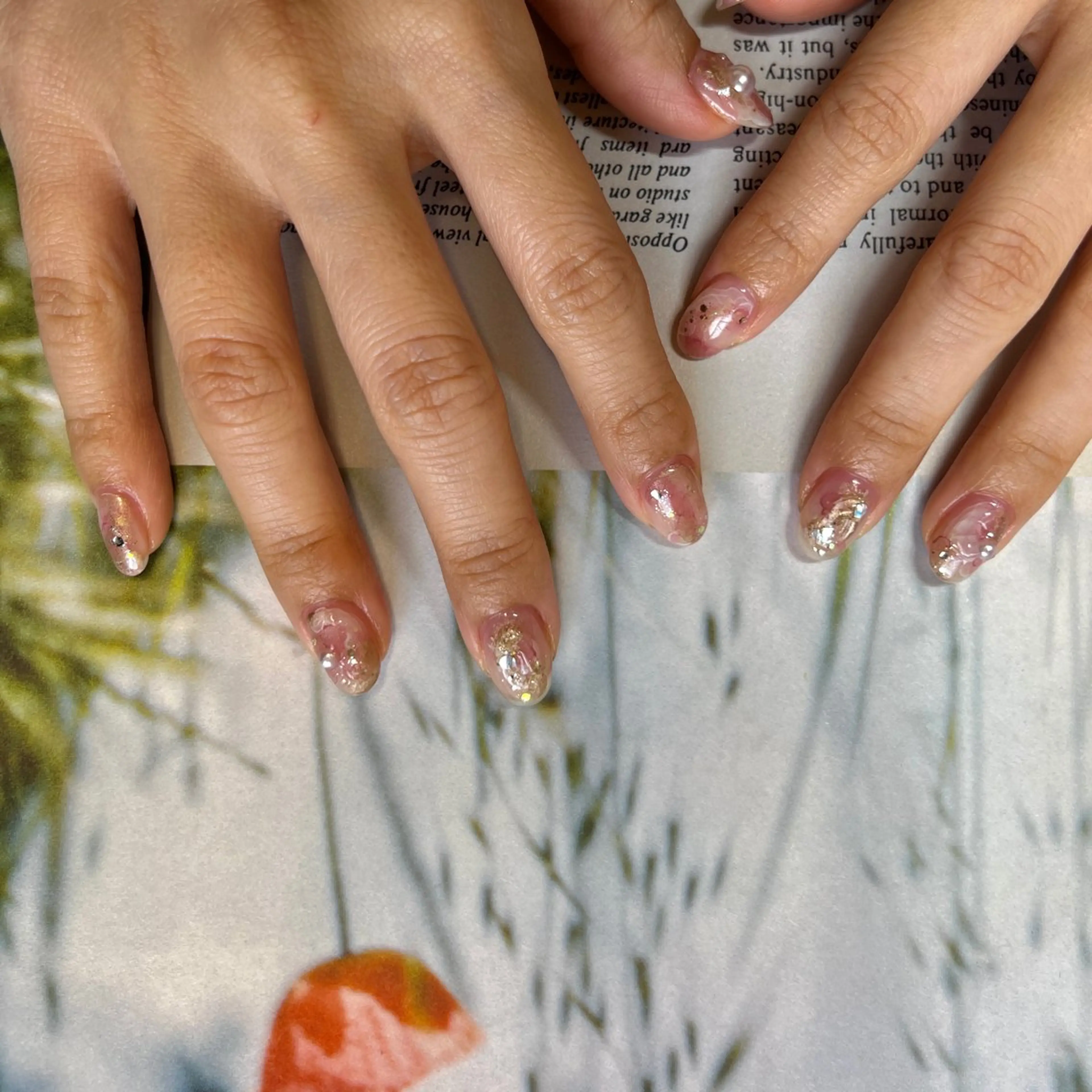 ネイル ハンドネイル ハンドケア Ri.nail オクマトモカのネイルデザイン