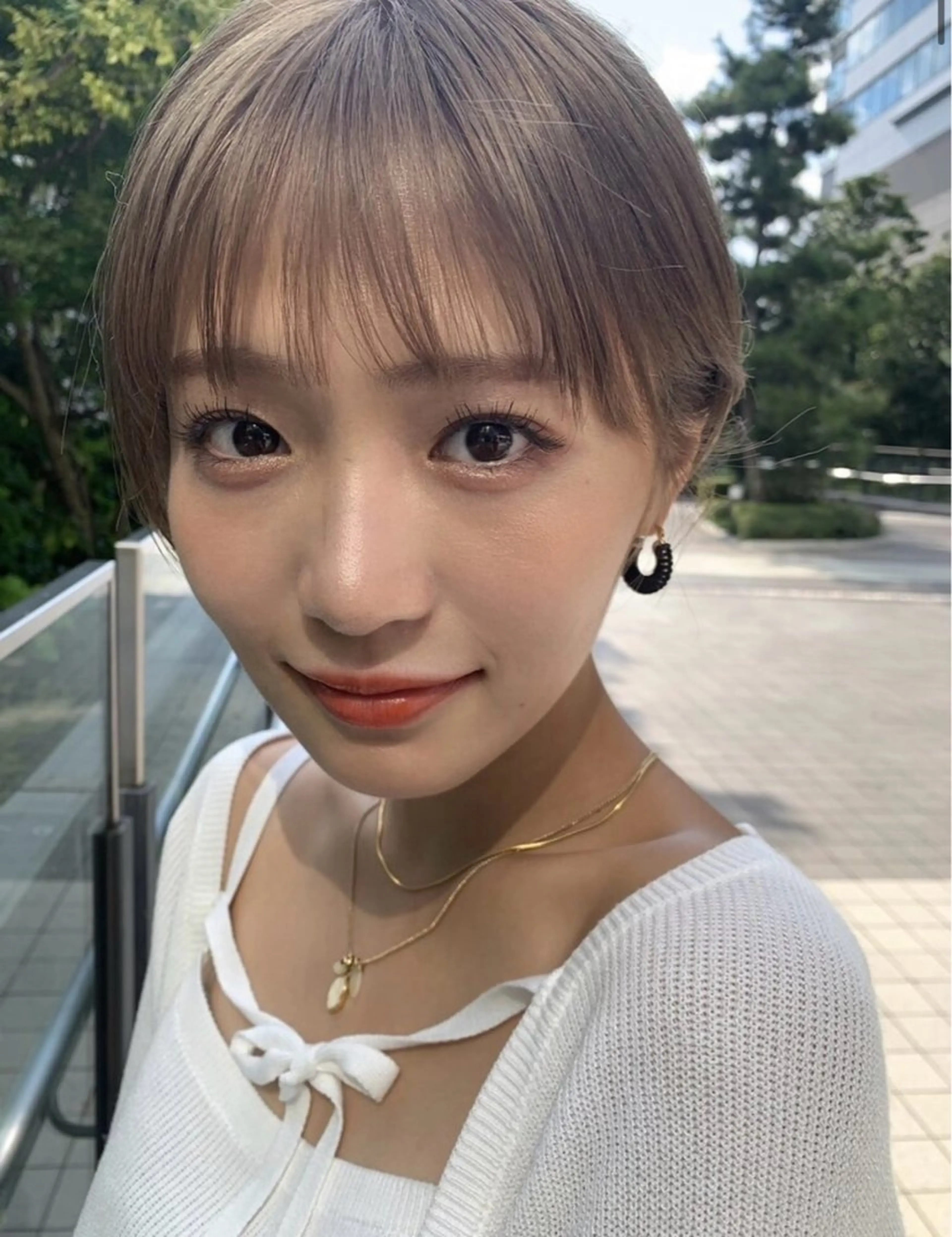 ミディアム カット ヘアカラー トリートメント 【レイヤー特化】 KASAHARAのヘアスタイル