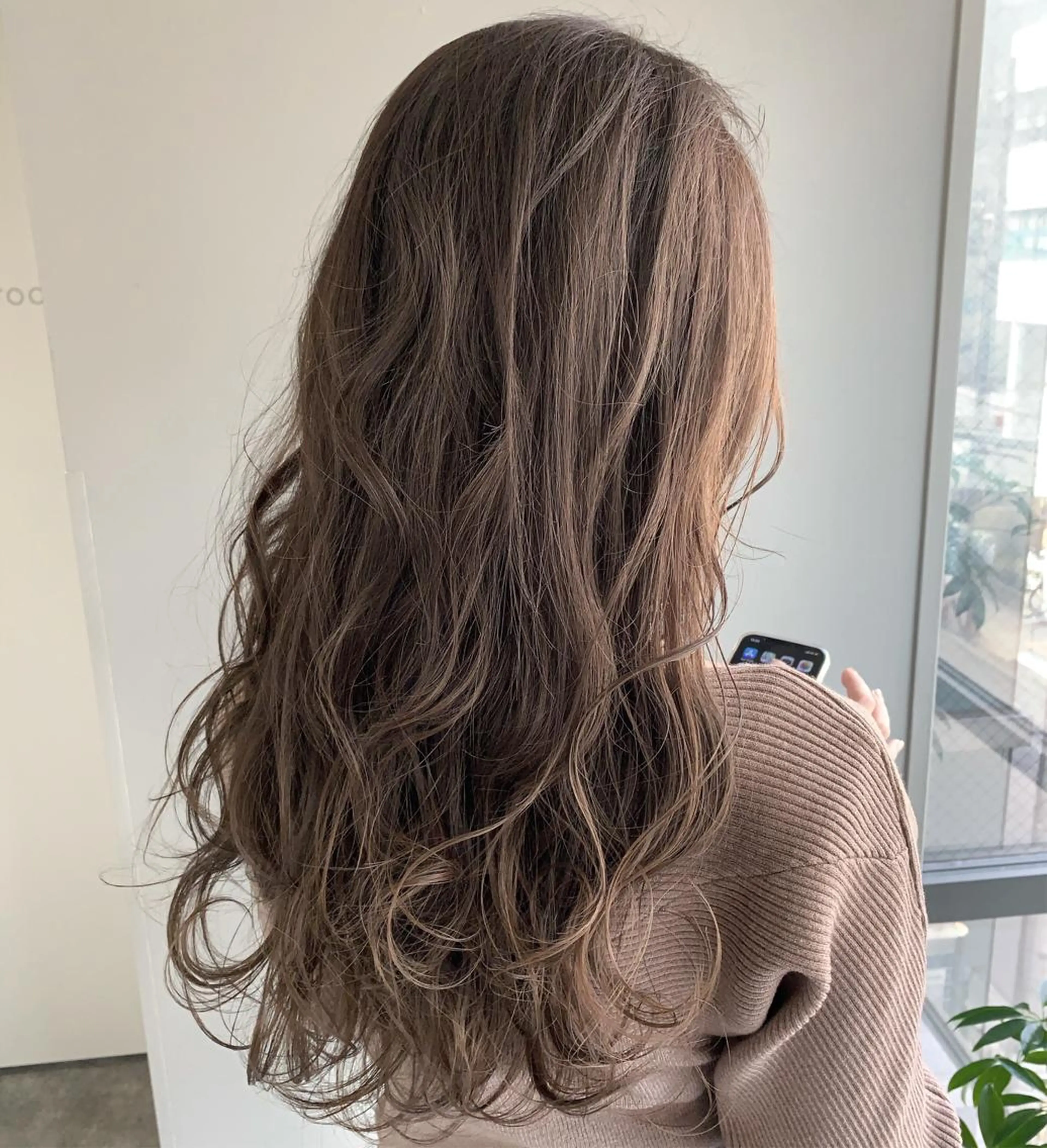ロング カラー ヘアカラー 心斎橋韓国ボブ 好原良真のヘアスタイル