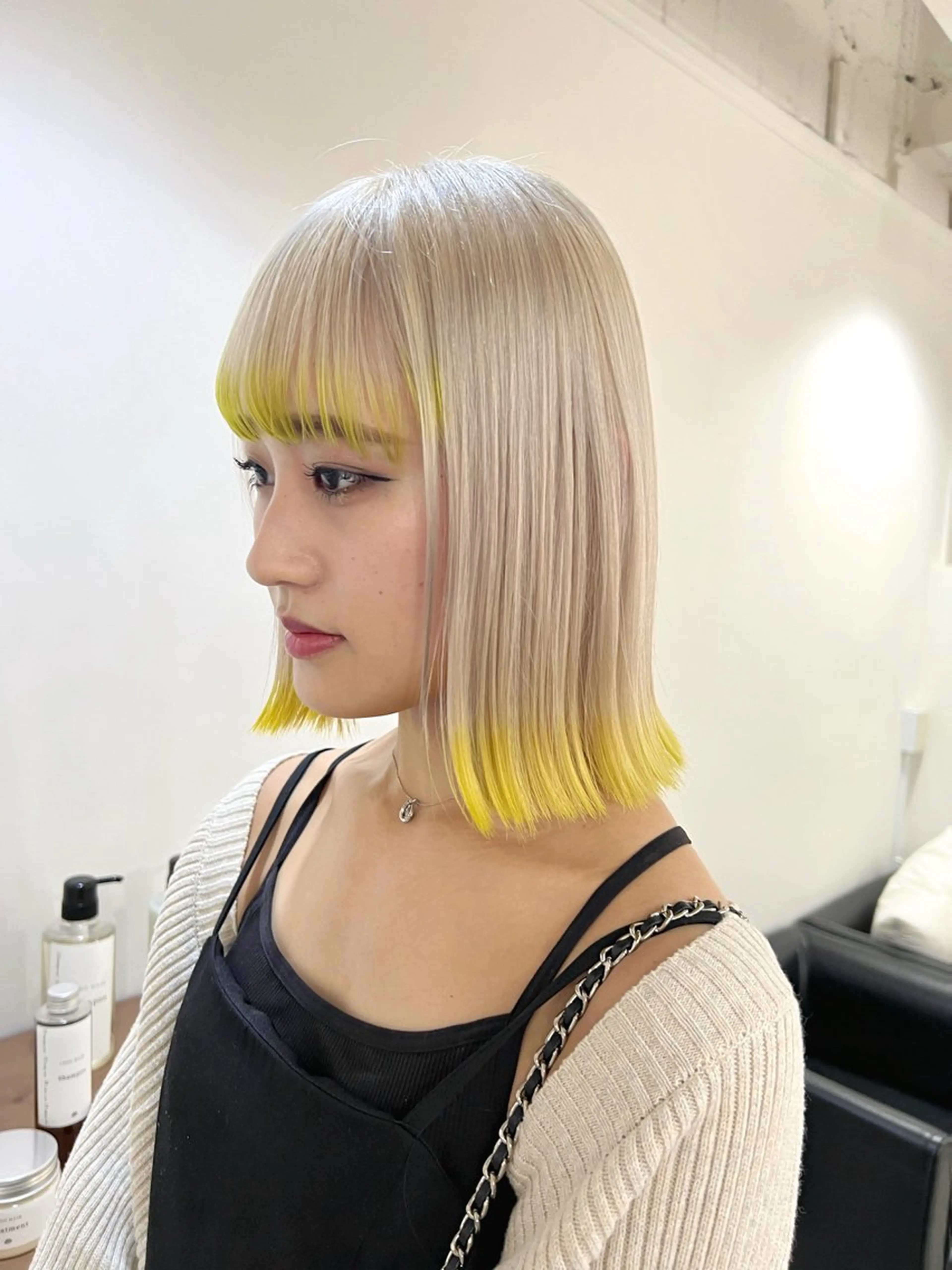 ショート カラー ブリーチ ケアブリーチ ケアカラー 透明感カラー ダブルカラー ｉｌｉ 大阪のヘアスタイル