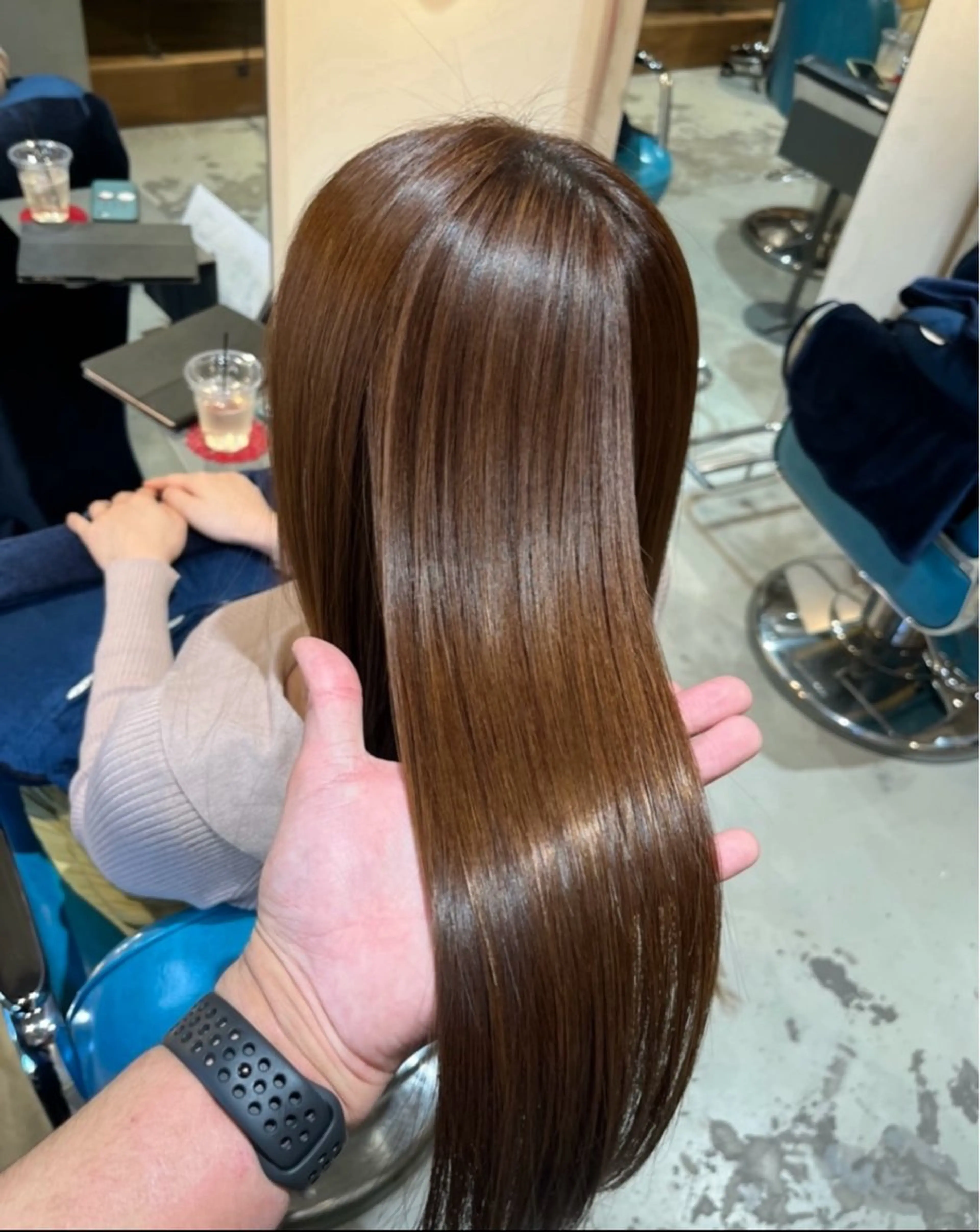 ロング カラー ブリーチ 縮毛矯正 トリートメント 必ず笑顔で帰っていた だきます！安田祐貴のヘアスタイル